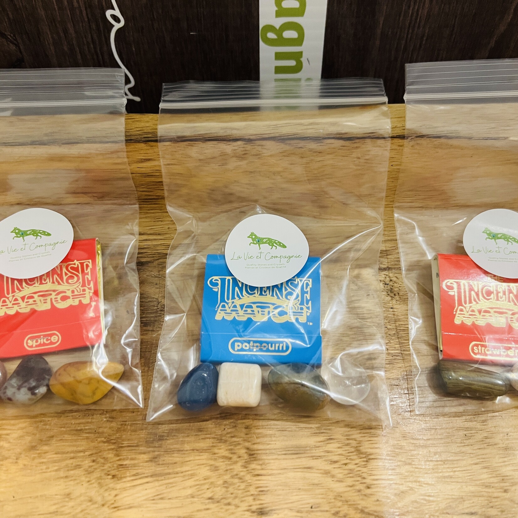 Energizing Crystal and Incense Match Kits - Handpicked Stone Sets for Balance, Clarity, and Positivity