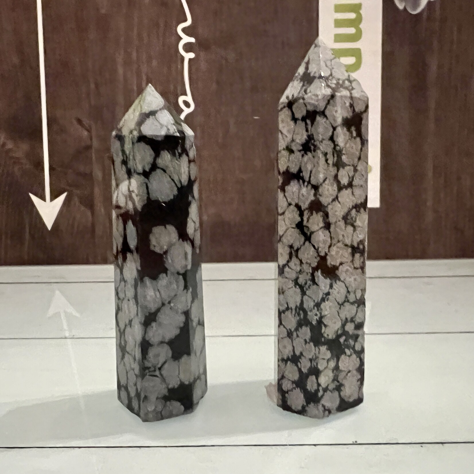 Snowflake Obsidian Tower/ Speckled Obsidian / Starry Obsidian – Powerful and Protective