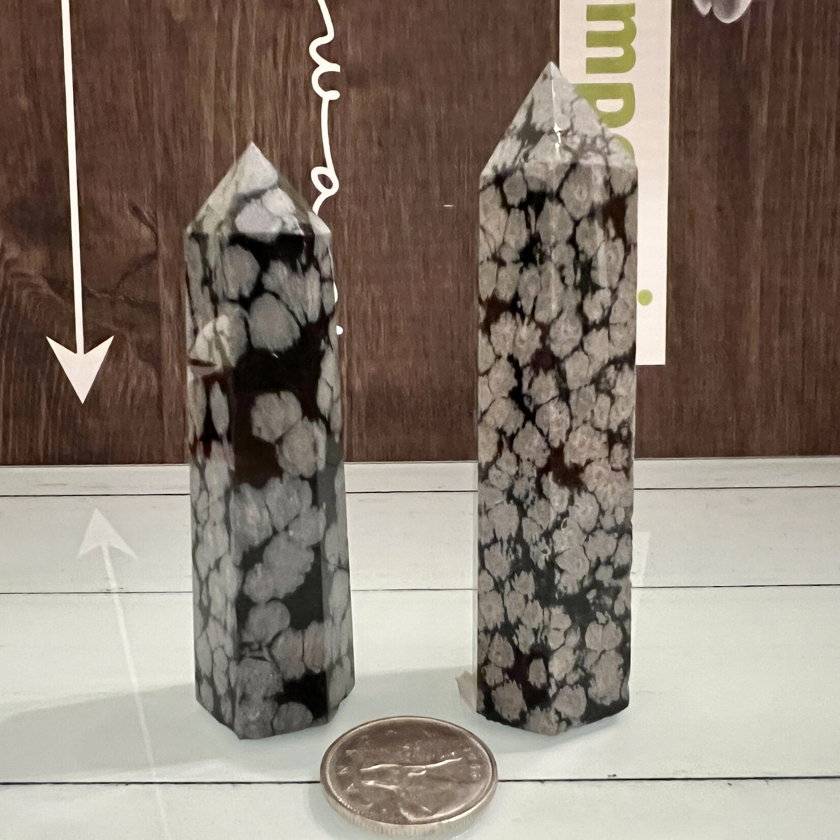 Snowflake Obsidian Tower/ Speckled Obsidian / Starry Obsidian – Powerful and Protective