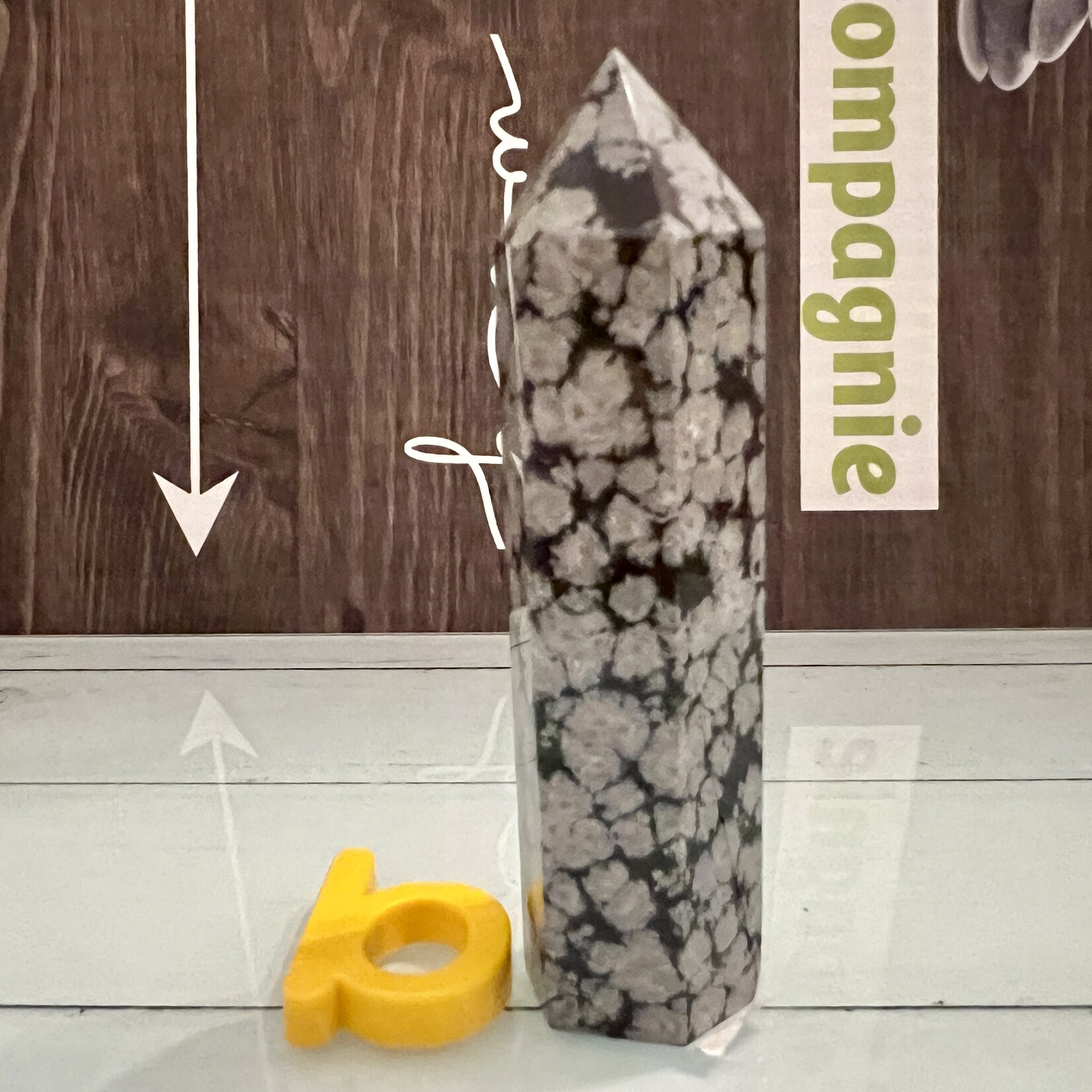 Snowflake Obsidian Tower/ Speckled Obsidian / Starry Obsidian – Powerful and Protective