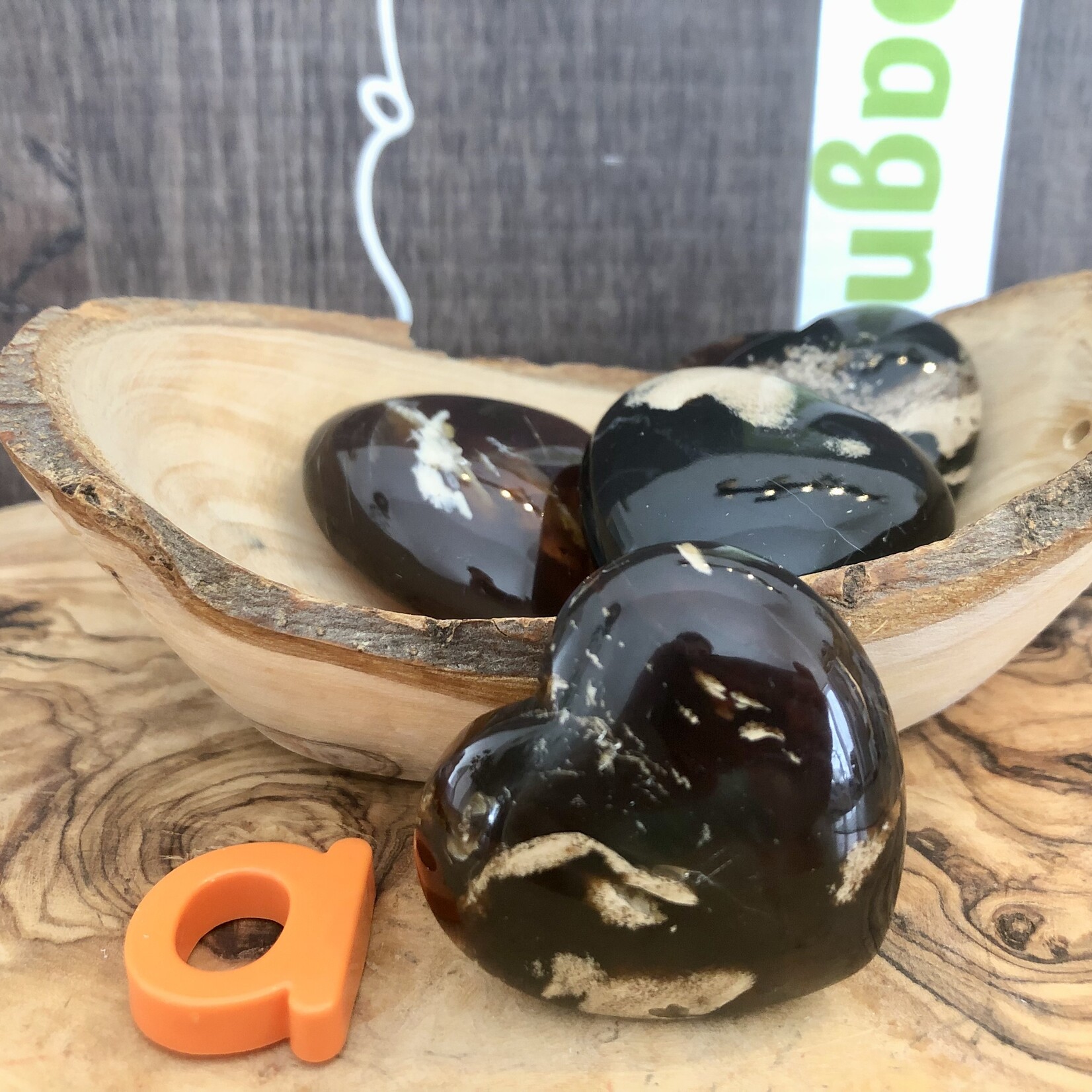Stunning Amber Heart – Light Stone for Beauty & Fatigue Relief