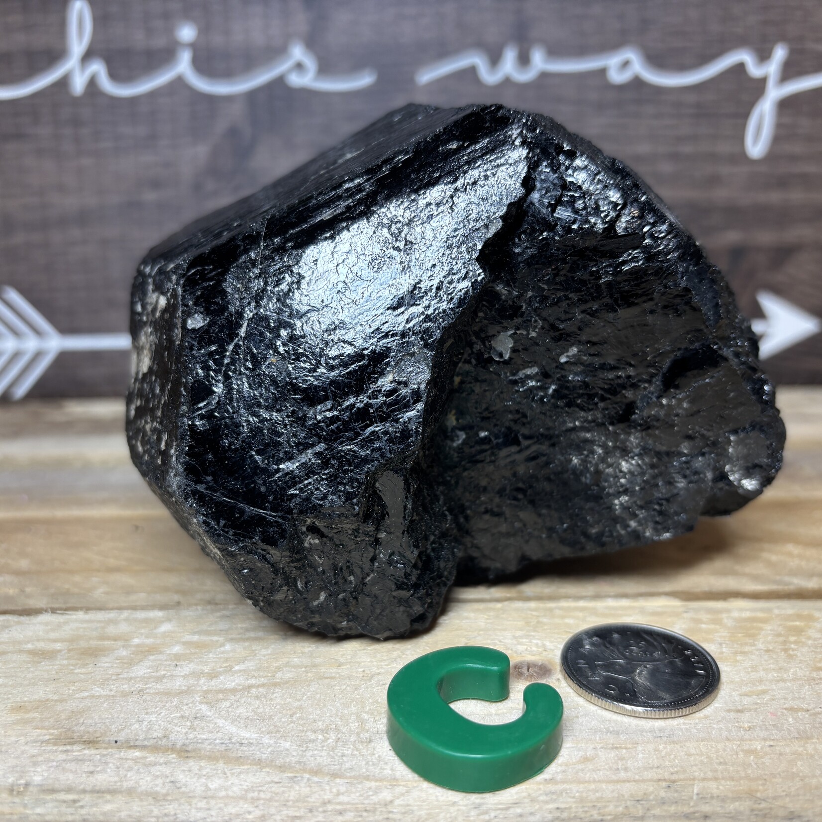 Mega Black Tourmaline Raw Stone – Extra Large Protective Crystal – Grounding & Energy Shield