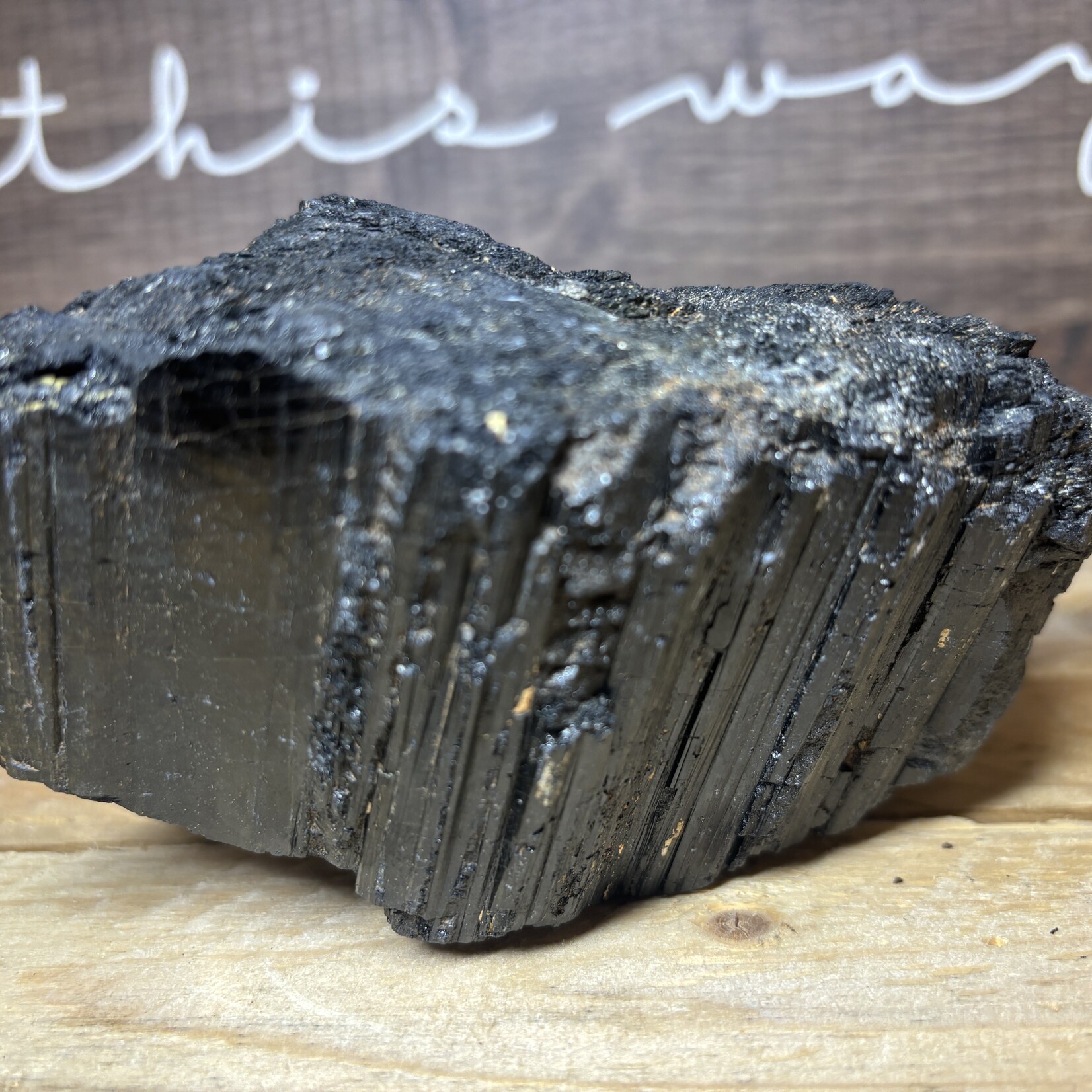 Mega Black Tourmaline Raw Stone – Extra Large Protective Crystal – Grounding & Energy Shield