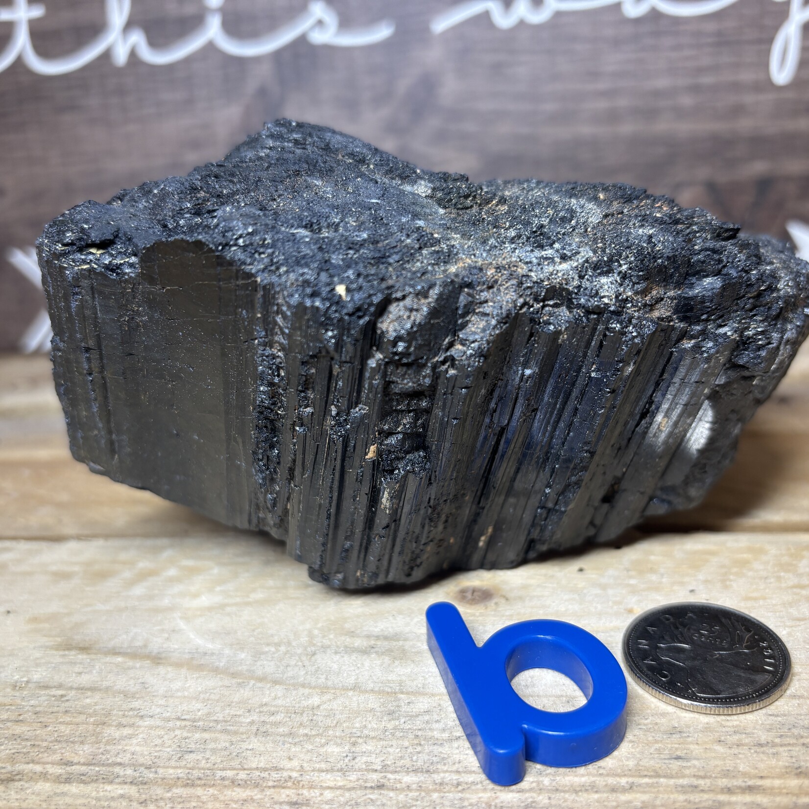 Mega Black Tourmaline Raw Stone – Extra Large Protective Crystal – Grounding & Energy Shield