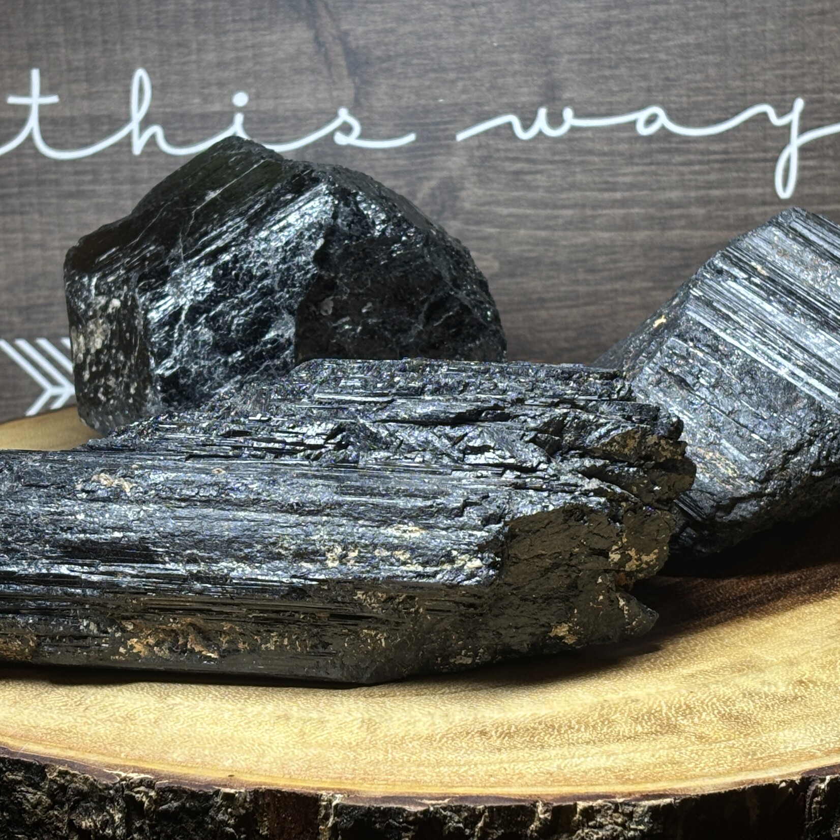 Mega Black Tourmaline Raw Stone – Extra Large Protective Crystal – Grounding & Energy Shield