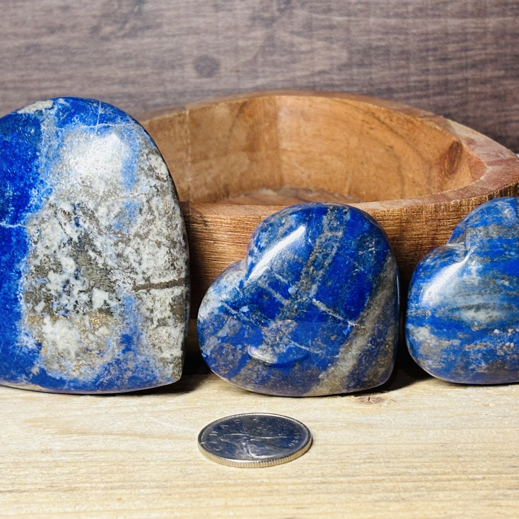 Heart of Wisdom: Inflated Lapis Lazuli - Unique Shape - Deep Blue Hue