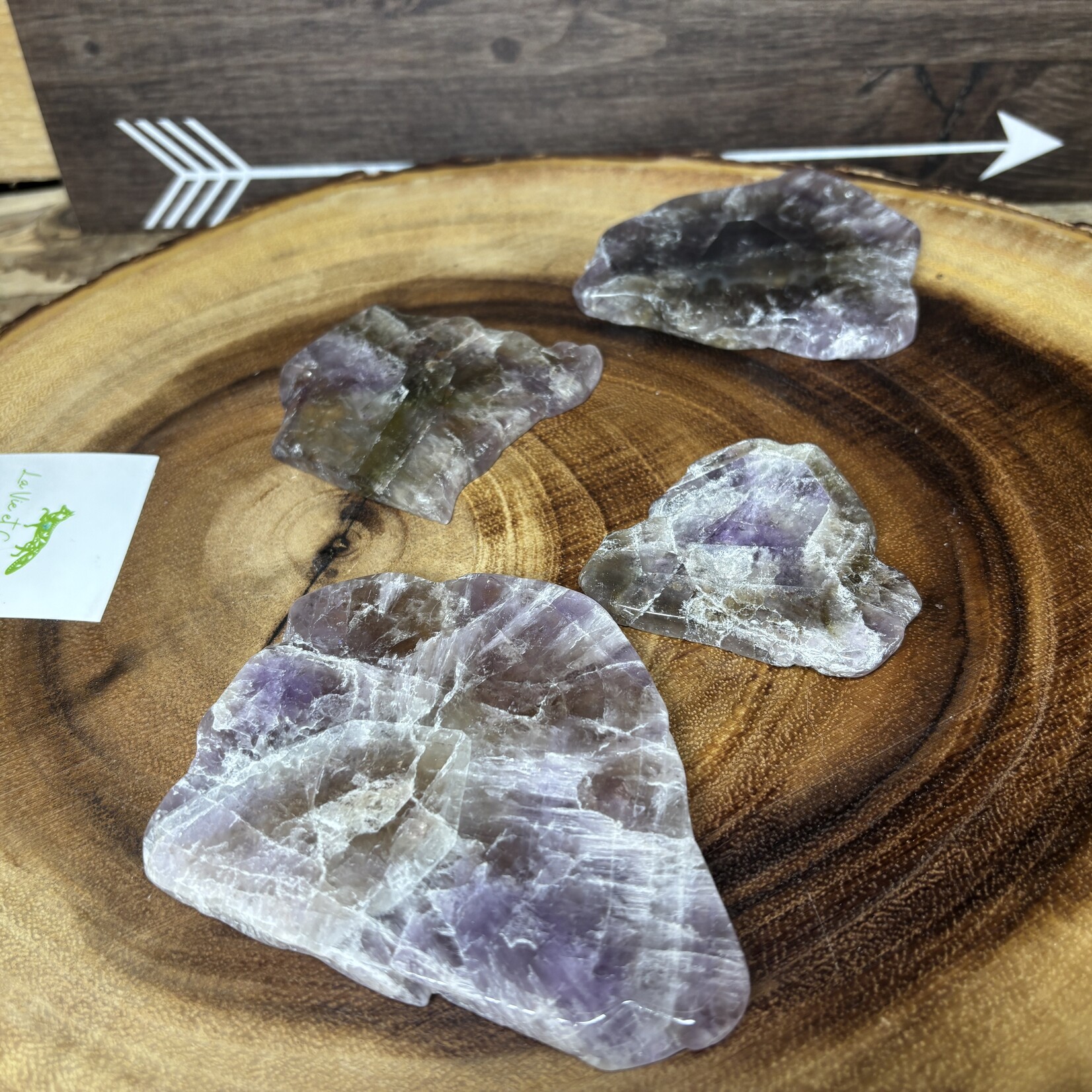 Divine Super Seven Crystal Slab - A Rare, Soothing & Nourishing Gem