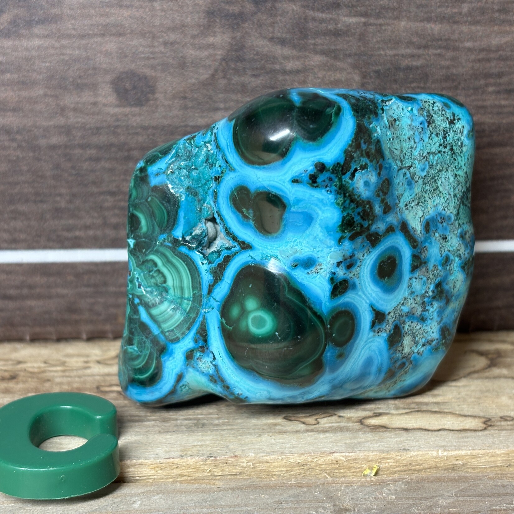 Polished Chrysocolla Crystal – Soothing Blue-Green Stone for Emotional Healing, Inner Peace & Clear Communication – Various Sizes