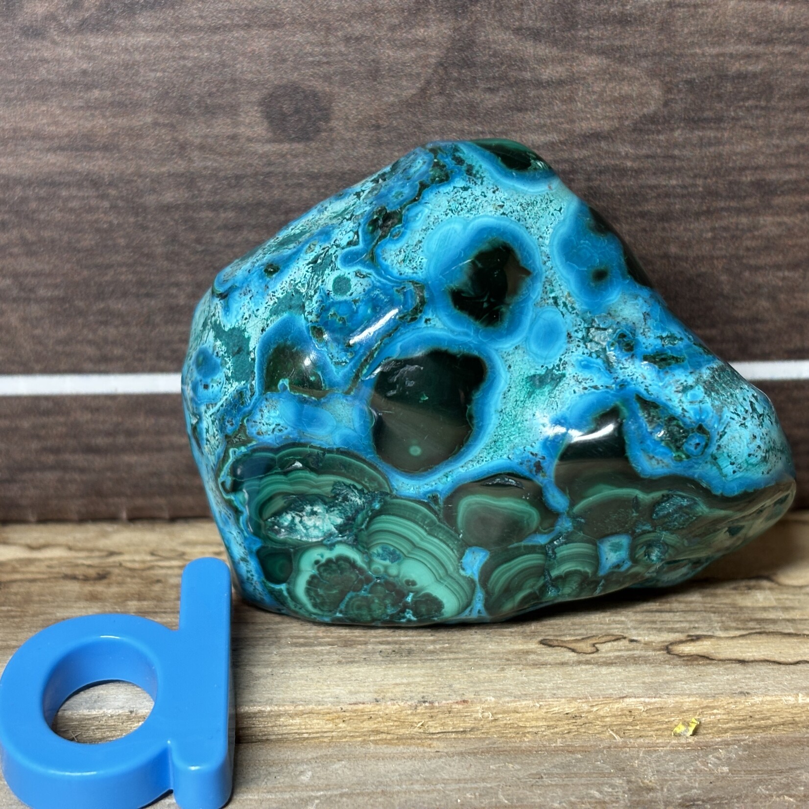 Polished Chrysocolla Crystal – Soothing Blue-Green Stone for Emotional Healing, Inner Peace & Clear Communication – Various Sizes