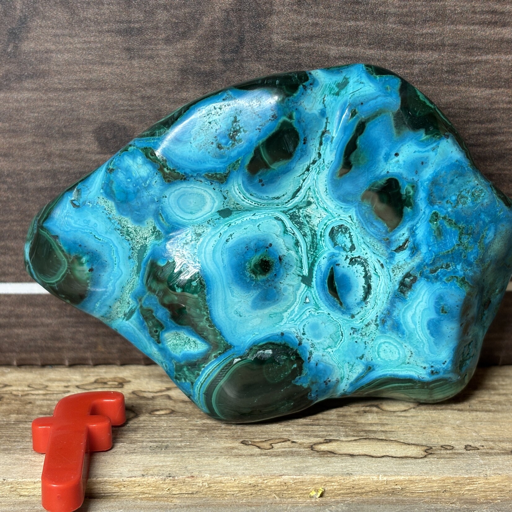Polished Chrysocolla Crystal – Soothing Blue-Green Stone for Emotional Healing, Inner Peace & Clear Communication – Various Sizes
