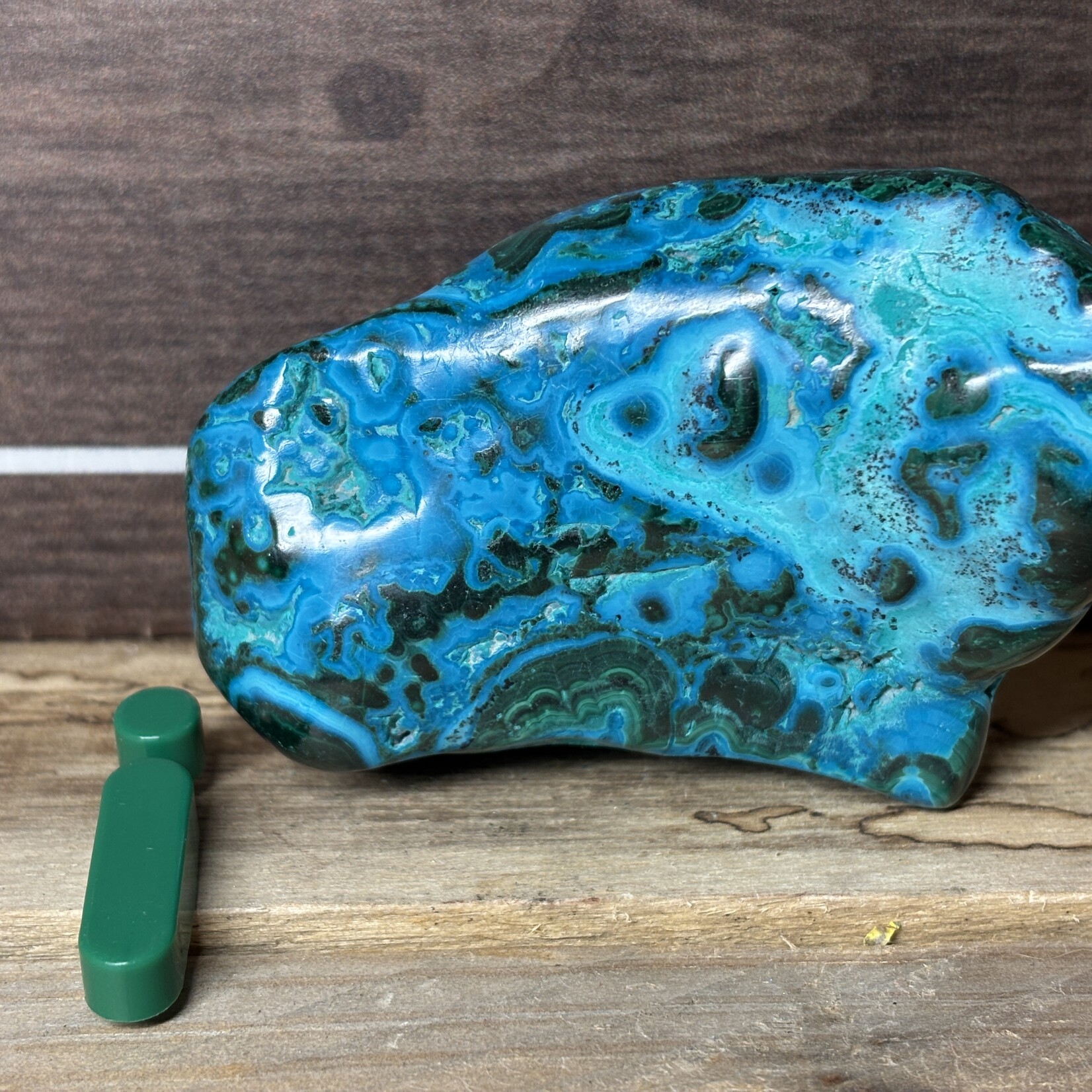 Polished Chrysocolla Crystal – Soothing Blue-Green Stone for Emotional Healing, Inner Peace & Clear Communication – Various Sizes