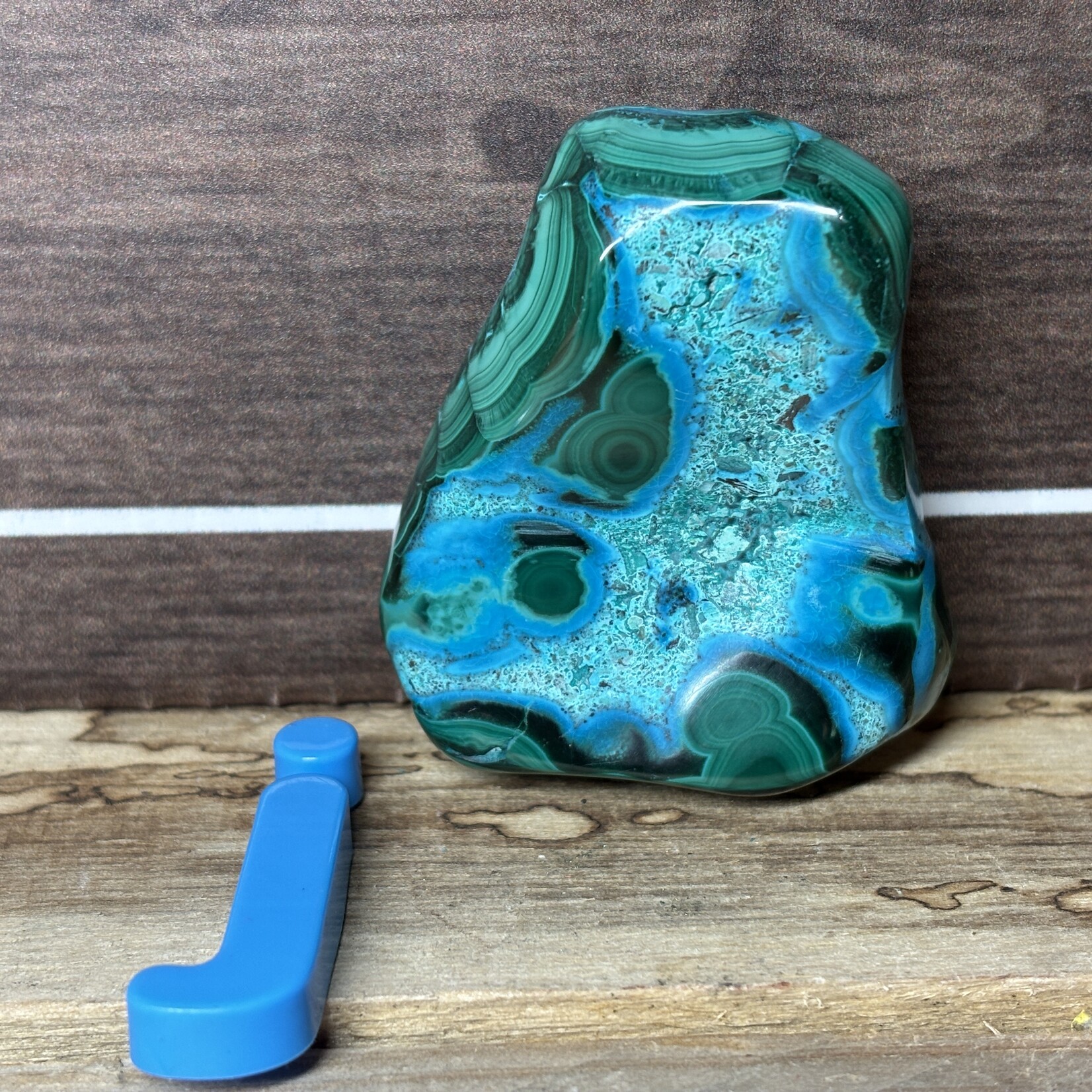 Polished Chrysocolla Crystal – Soothing Blue-Green Stone for Emotional Healing, Inner Peace & Clear Communication – Various Sizes