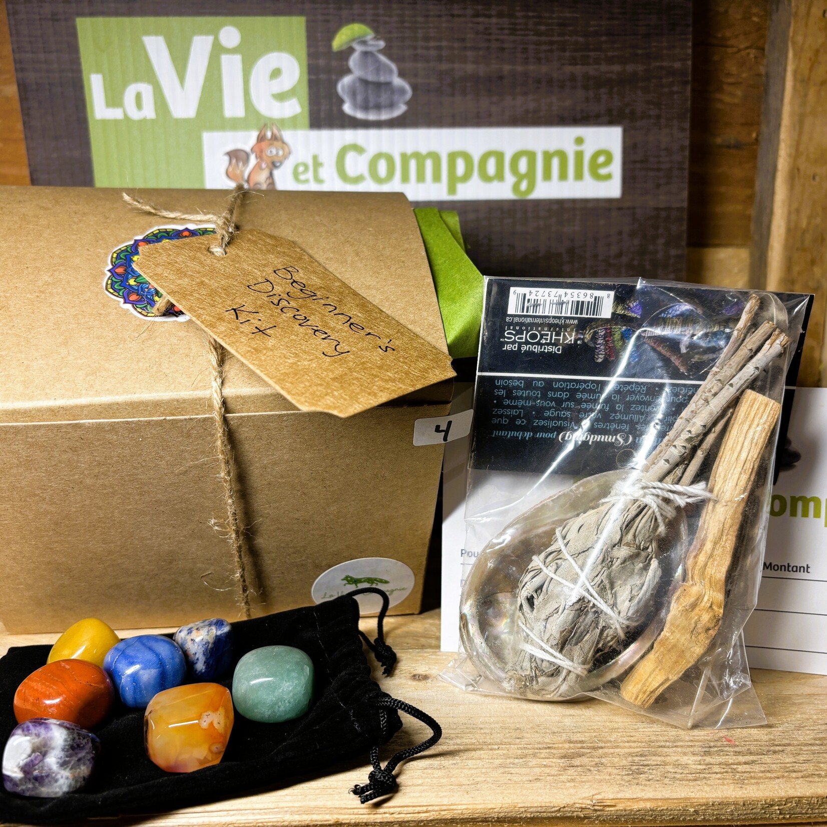 Boîte Cadeau Découverte – Premiers Pas avec les Cristaux, les Rituels et l’Énergie