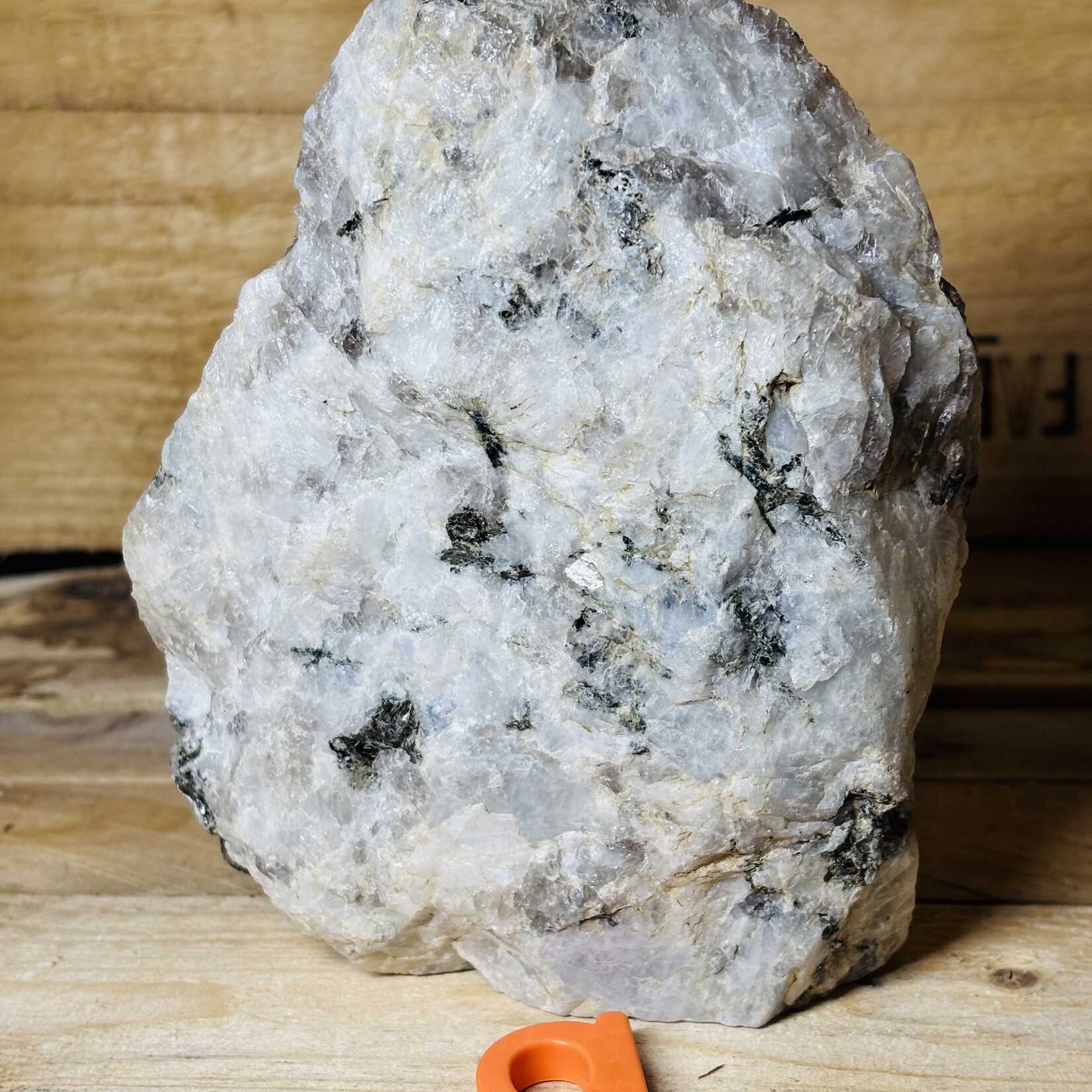 Pierre de lune arc-en-ciel brute & polie – Énergie féminine et intuition