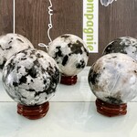 sparkling rainbow moonstone sphere