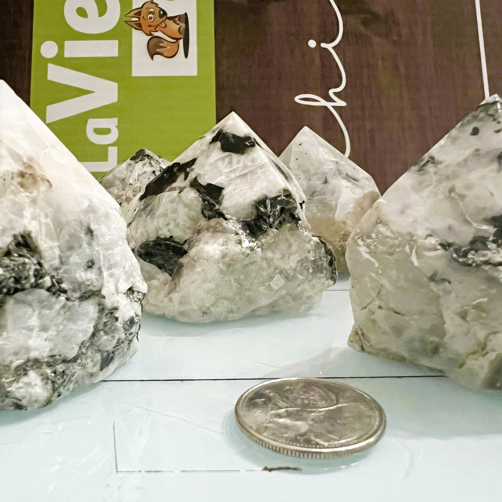 Rainbow Moonstone Pyramid- Symbol of Feminine Power