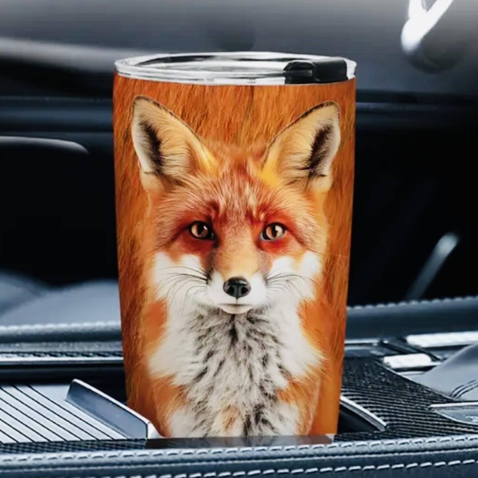 Insulated Fox Tumbler – Stainless Steel (20 oz)