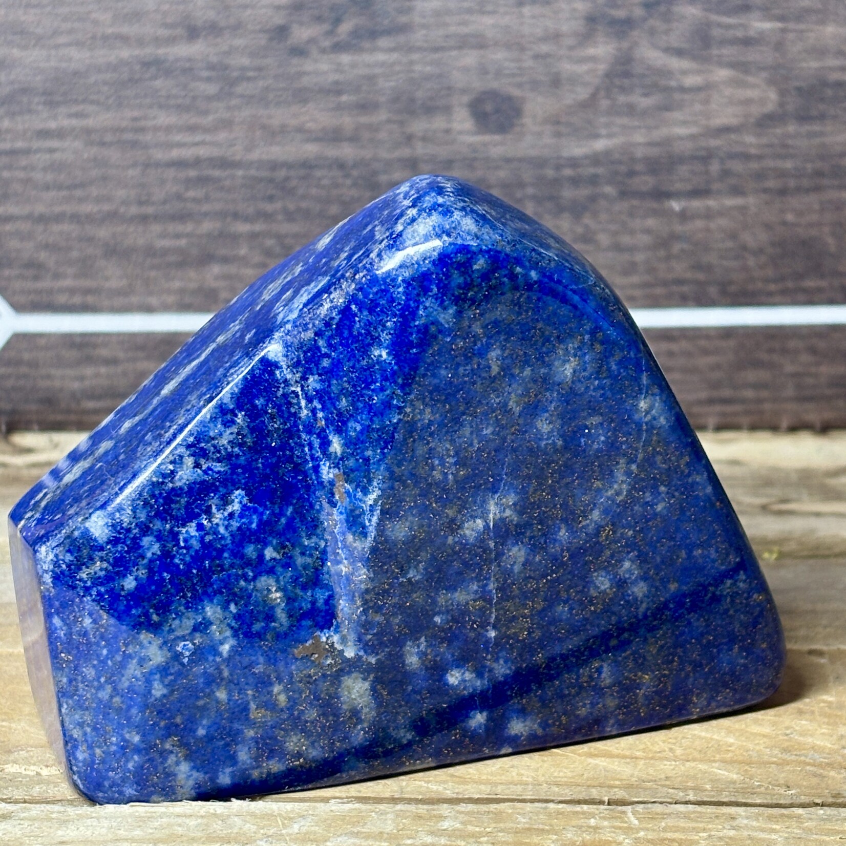 piece of lapis lazuli freeform, beneficial for the respiratory system, cleansing organs and the nervous system - Copy