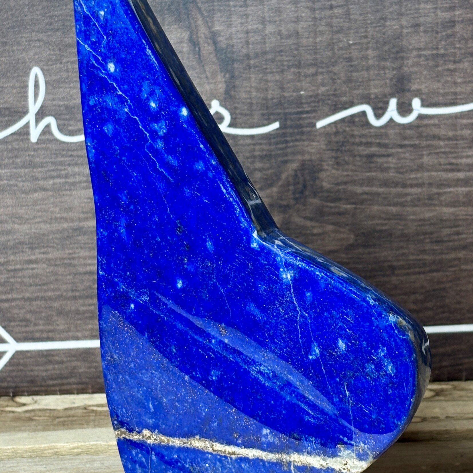 piece of lapis lazuli freeform, beneficial for the respiratory system, cleansing organs and the nervous system - Copy