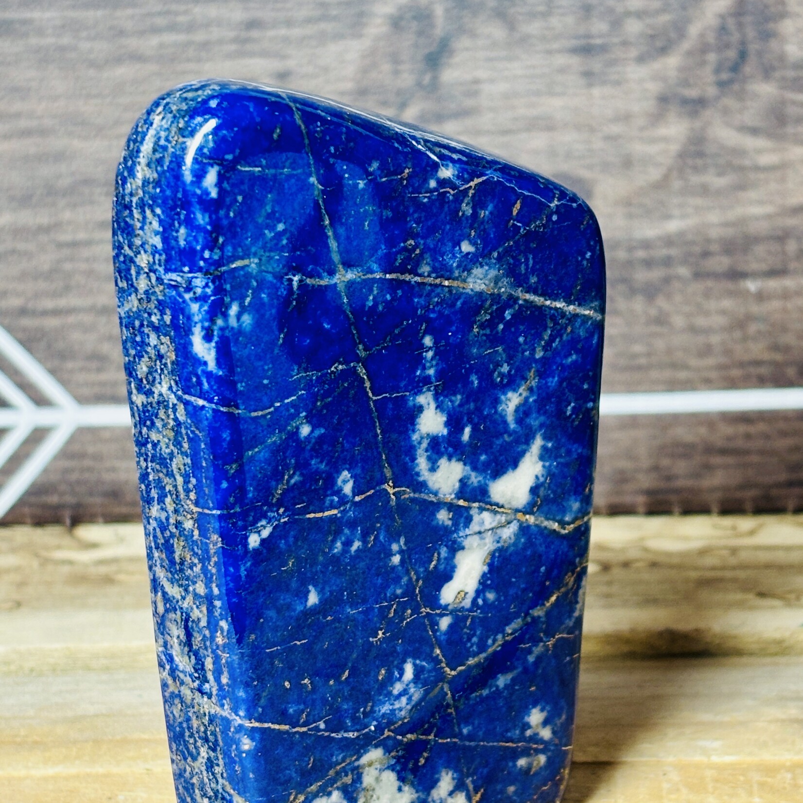 piece of lapis lazuli freeform, beneficial for the respiratory system, cleansing organs and the nervous system - Copy
