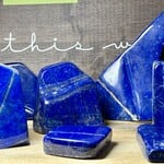 piece of lapis lazuli freeform