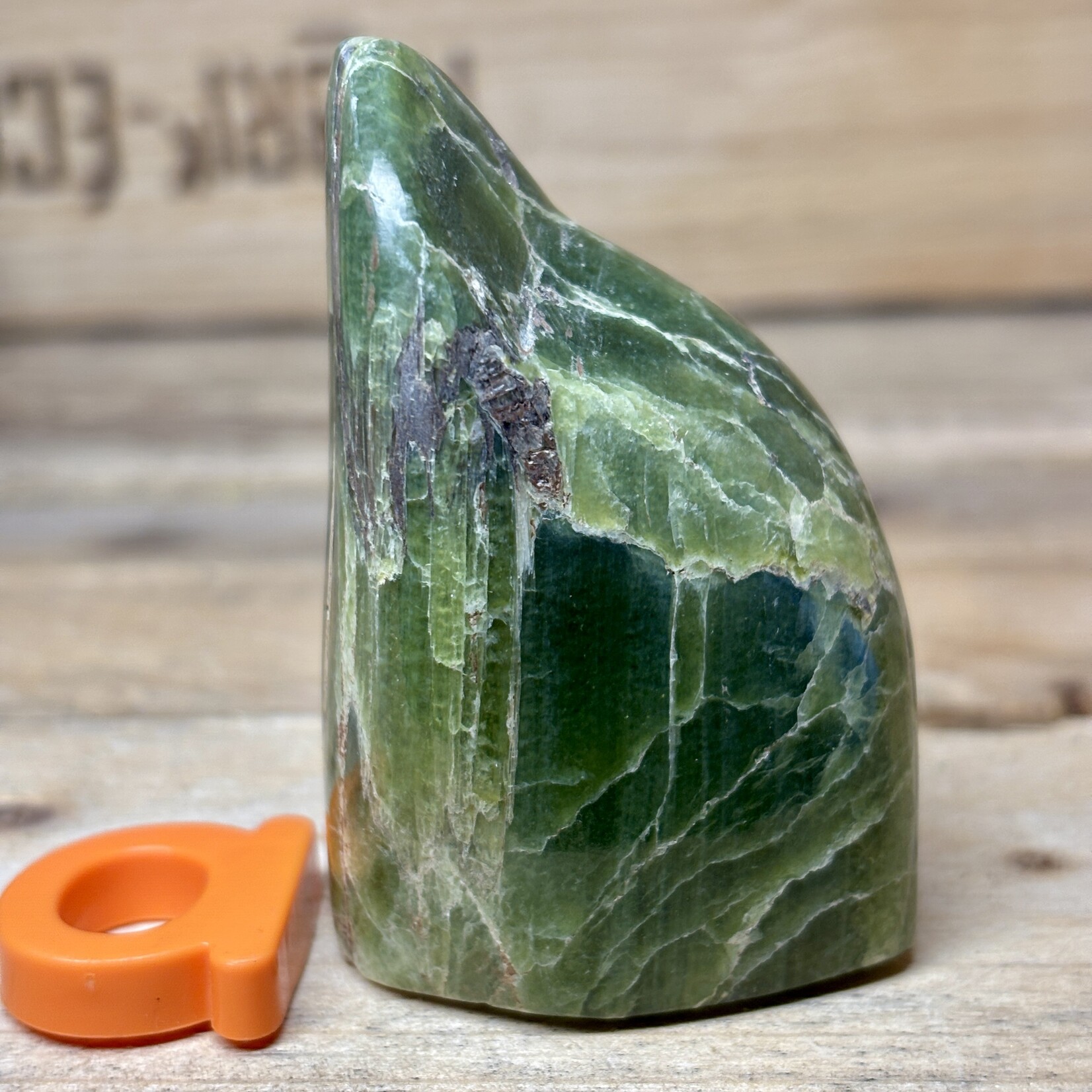 Tremolite Freeform – Natural Polished Crystal – Rare Mineral Specimen – One of a Kind Piece