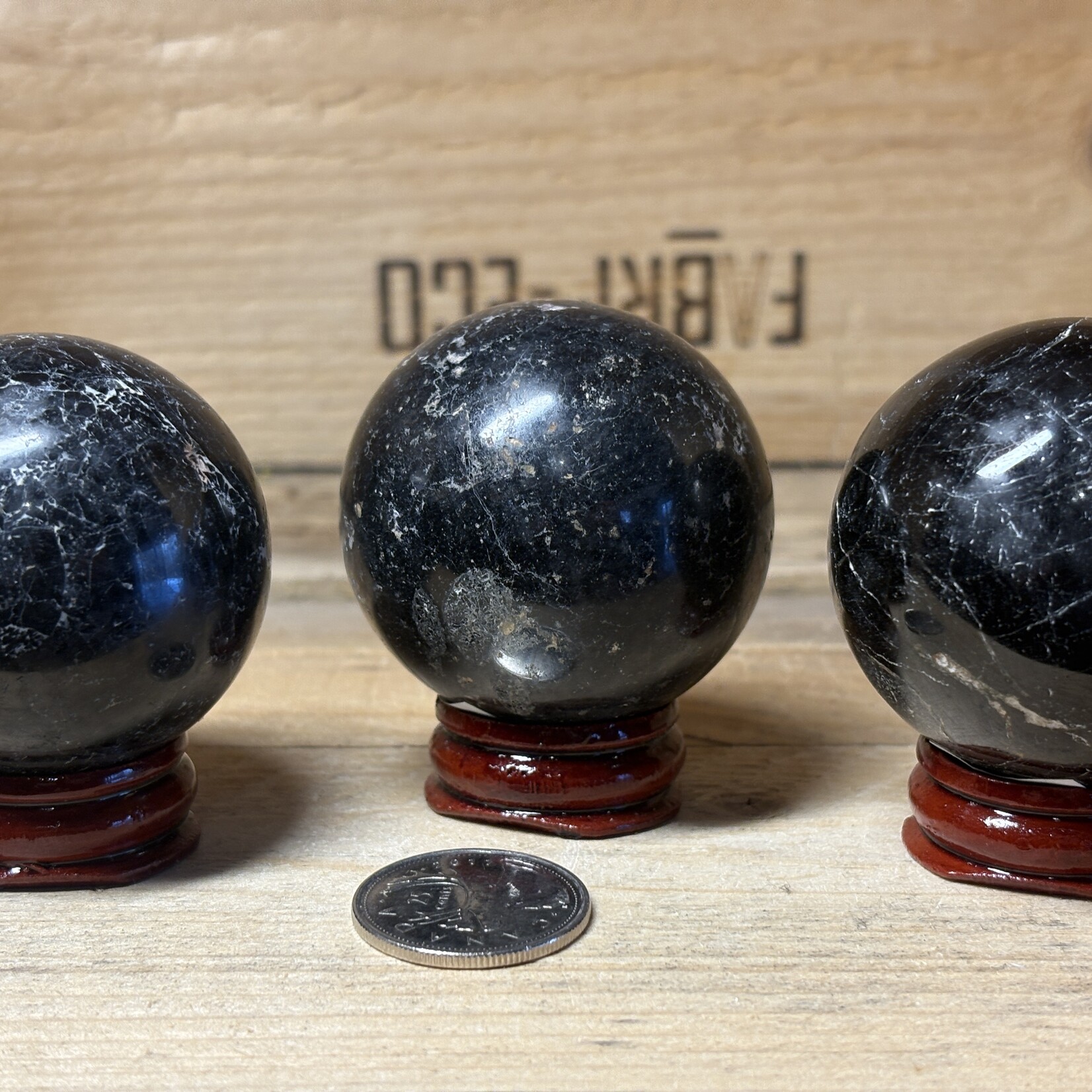 black tourmaline sphere