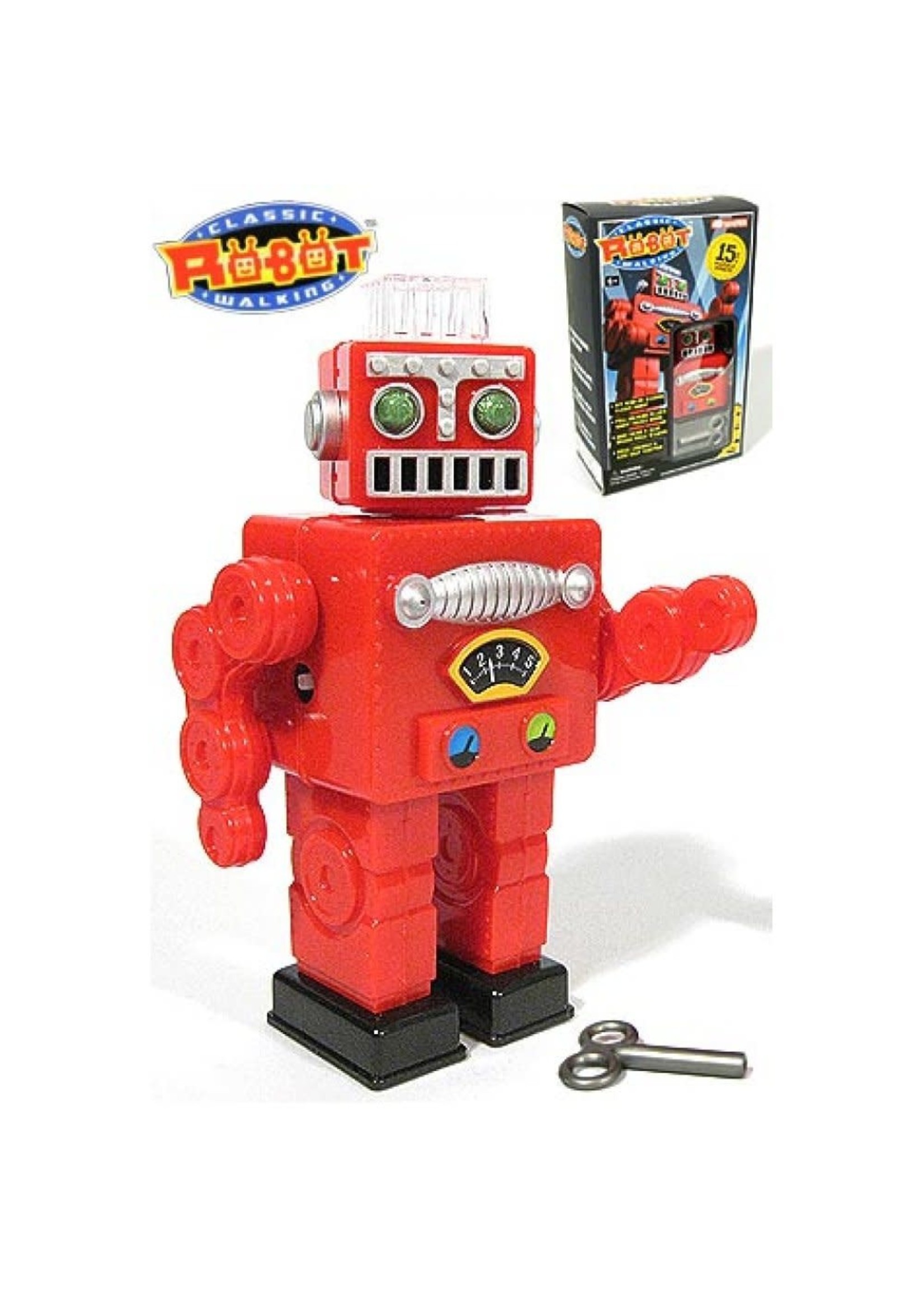 Tin Toy Arcade Red Puzzle Robot