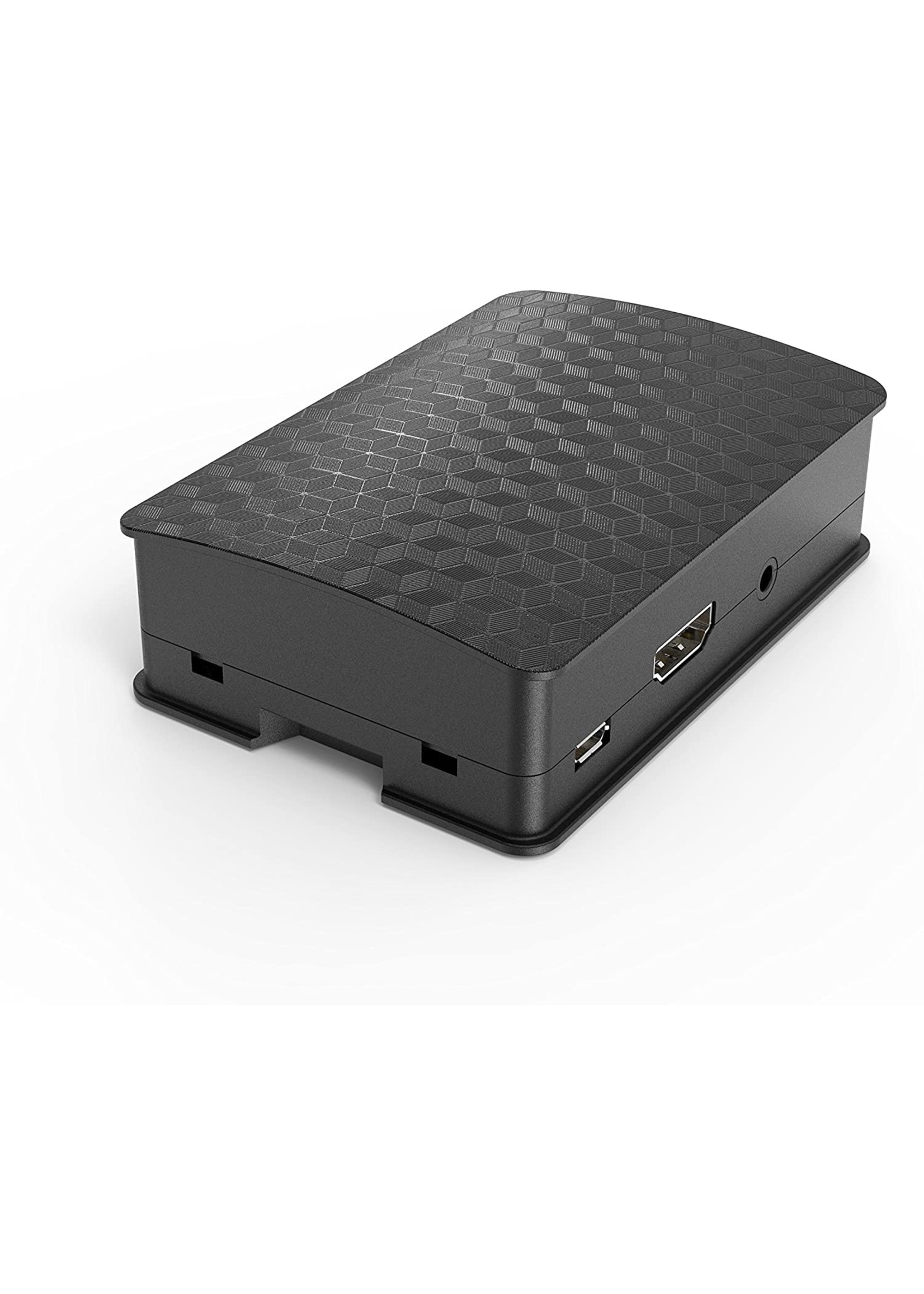 Black Case for Raspberry Pi 3 with power supply