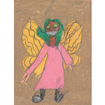 Caroline Rangel Untitled (Yellow Wings, Green Hair), 2013