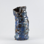 Mark Pasquini Blue Patina Vase, 2021