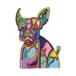 Sucher Colorful Boston Terrier Sticker (2023)