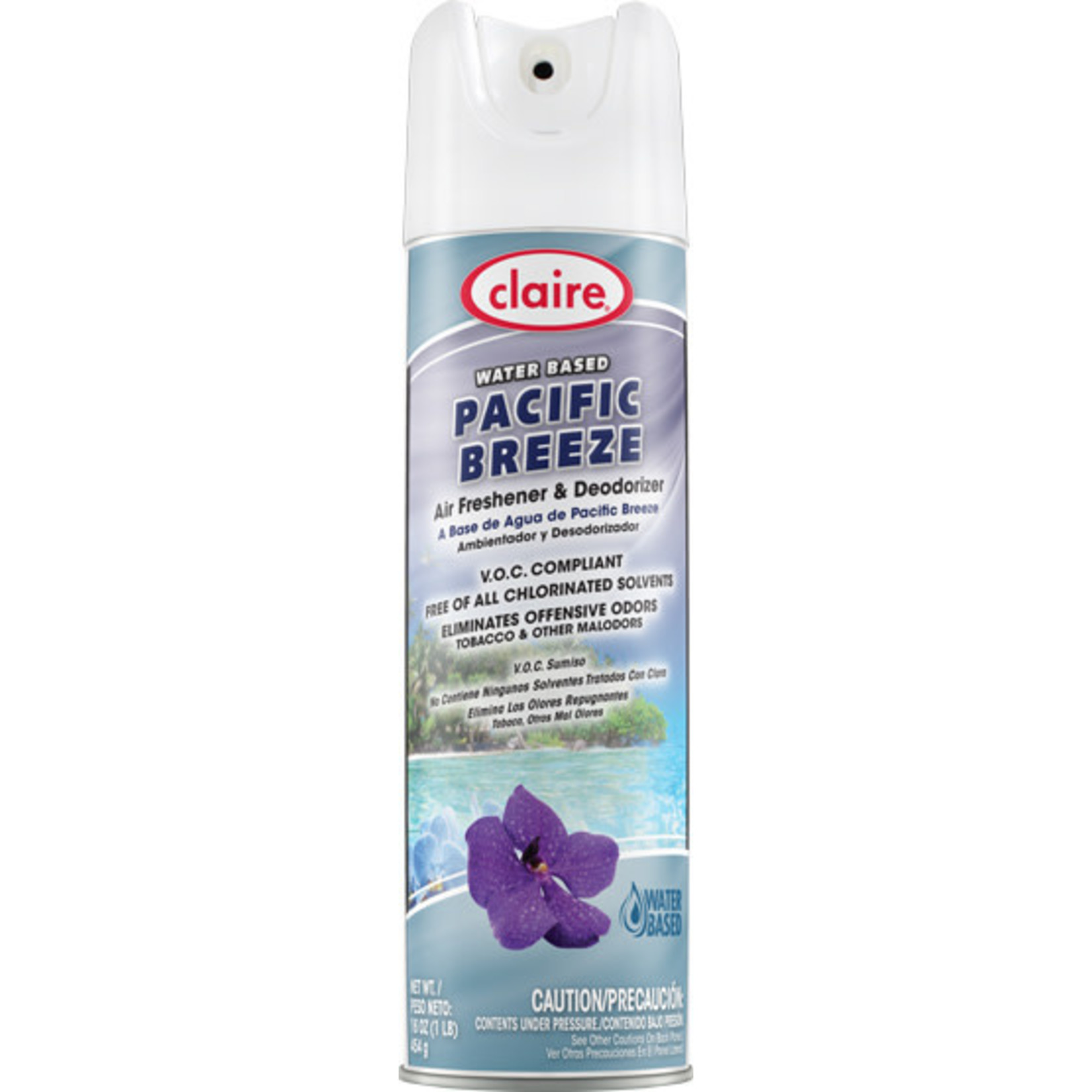 Claire Pacific Breeze Waterbase Air Freshener - 20oz