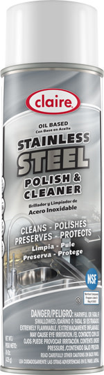 Claire Oil-Based Stainless Steel Cleaner Wipes 40 Wipes - 544118