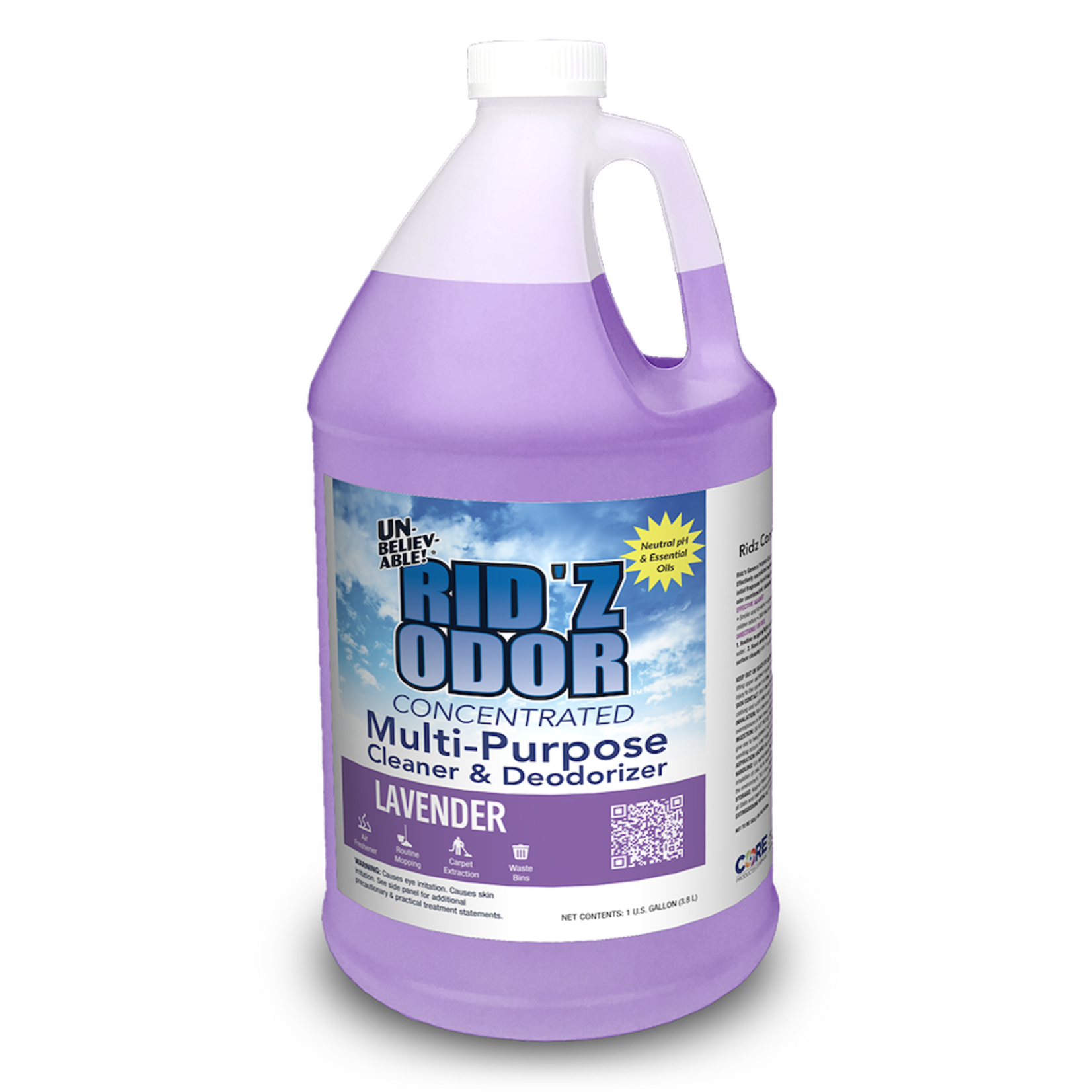 Core Products RID'Z ODOR SUPER CONCENTRATE UNBELIEVABLE! - LAVENDER - GALLON