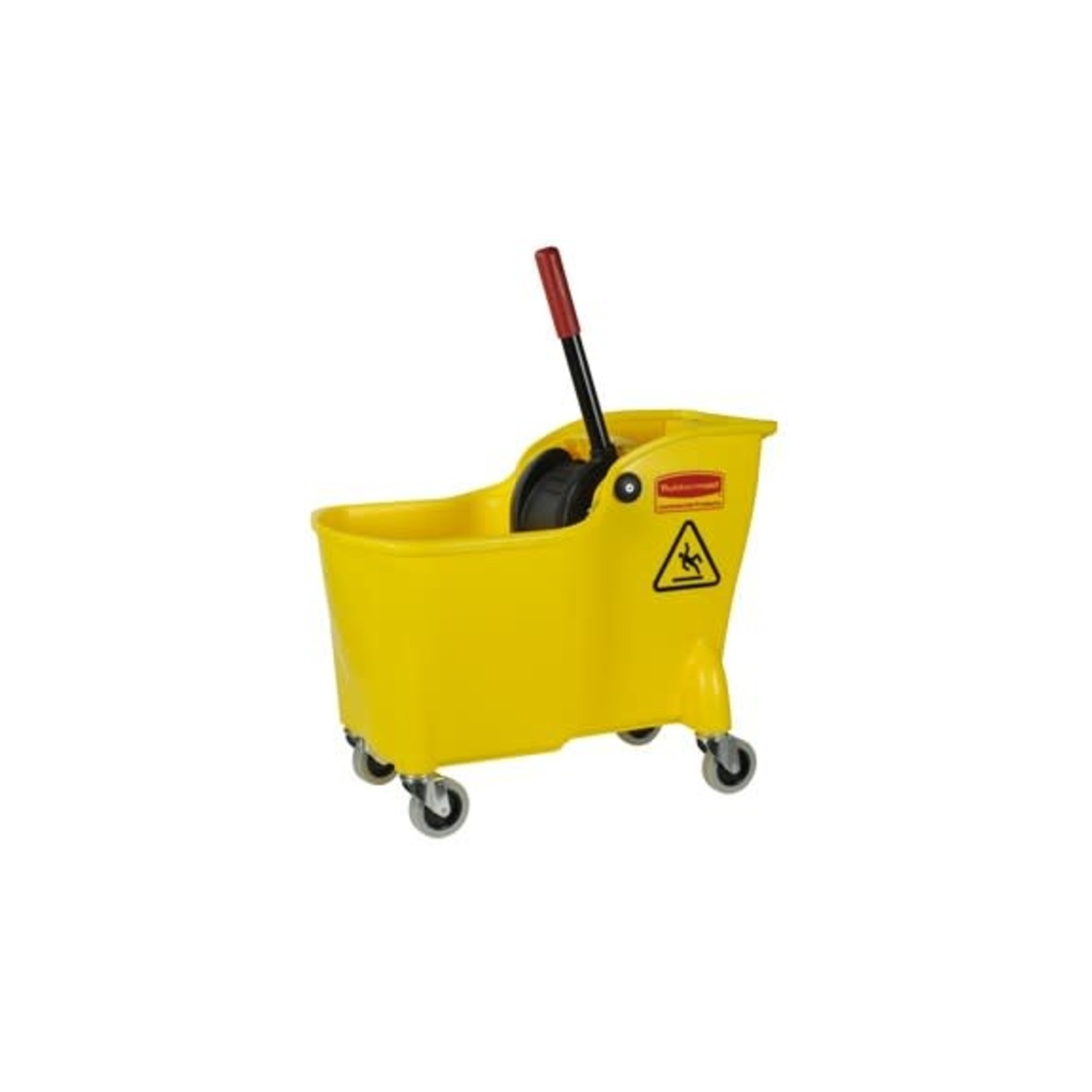 Rubbermaid Commercial Products Tandem 31-quart Commercial Mop Wringer Bucket  with Wheels in the Mop Wringer Buckets department at