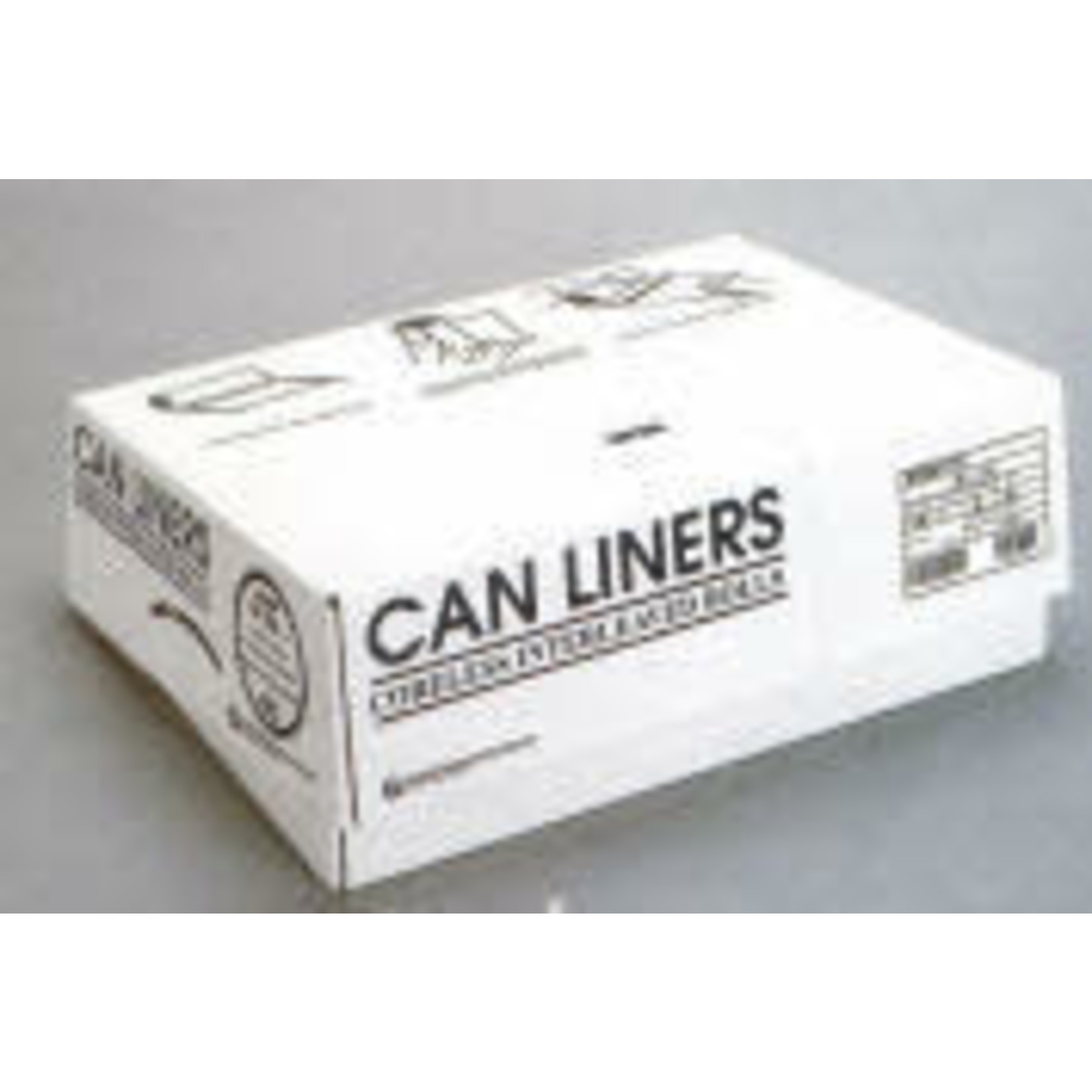 S386017K 60 Gallon Capacity Trash Can Liners - Black