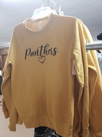 Panthers Heart Crewneck Sweatshirts