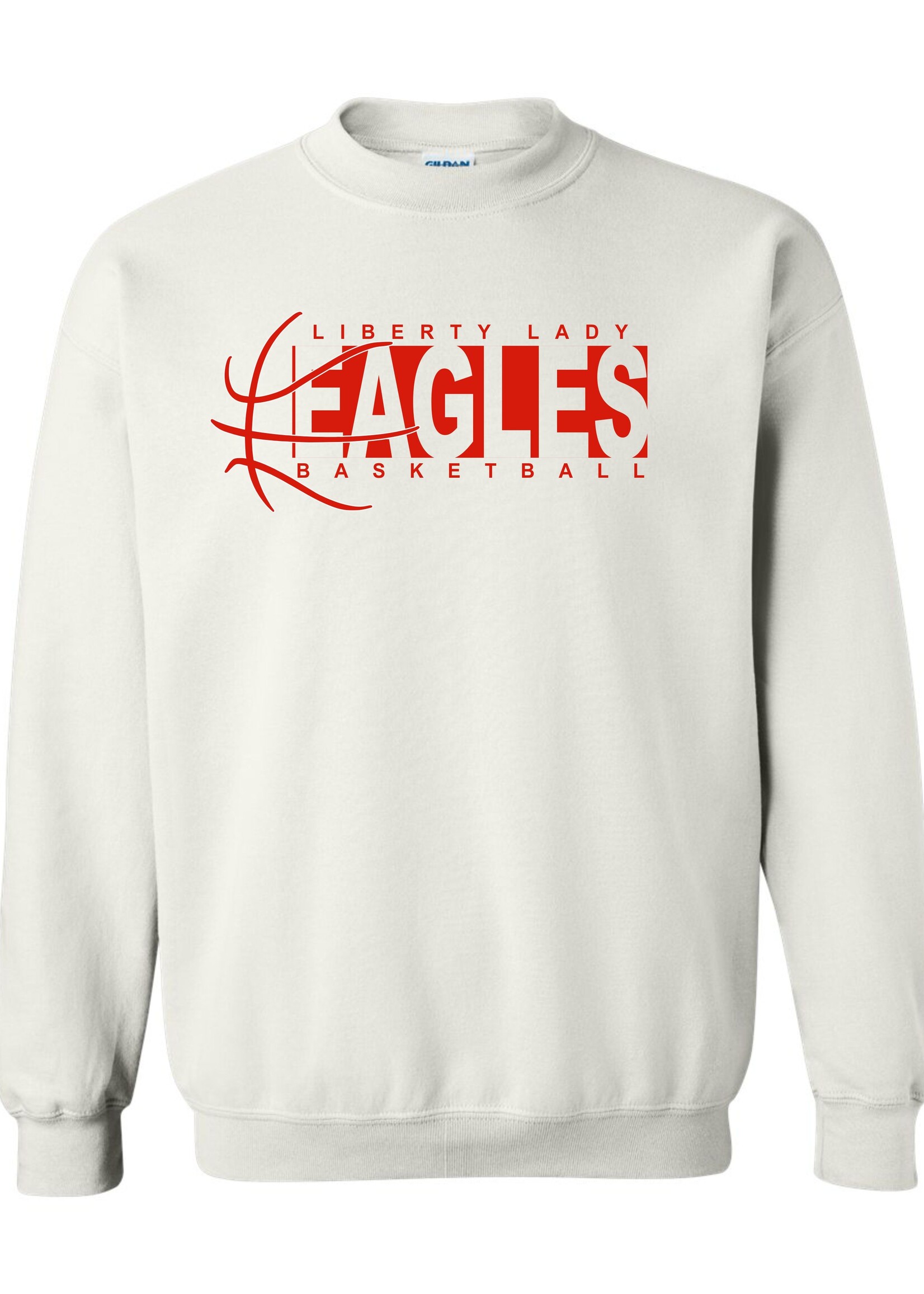 Liberty Lady Eagles Basketball Crewneck Sweatshirts - '24
