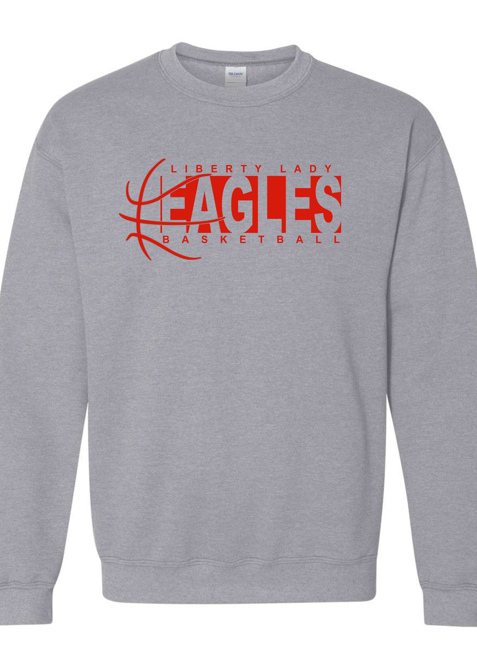 Liberty Lady Eagles Basketball Crewneck Sweatshirts - '24
