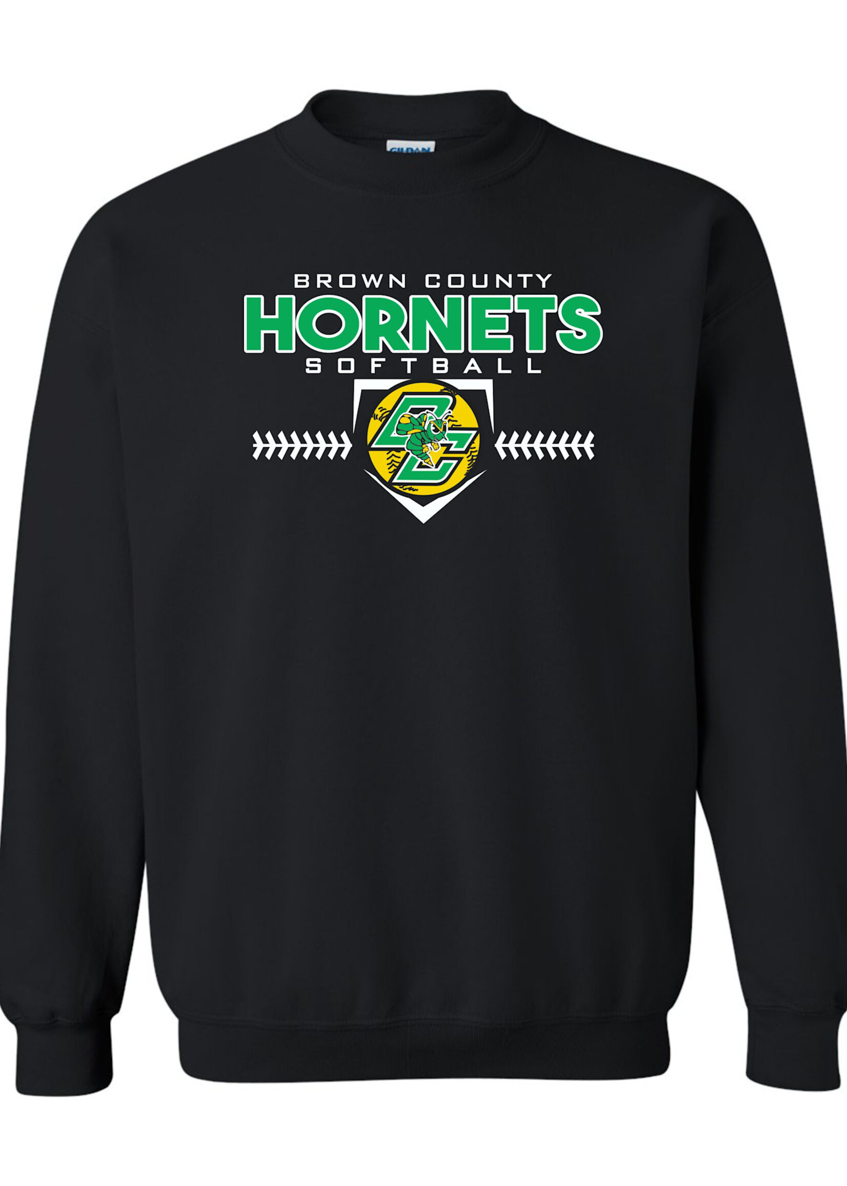 Brown County softball crewneck sweatshirt SST 25