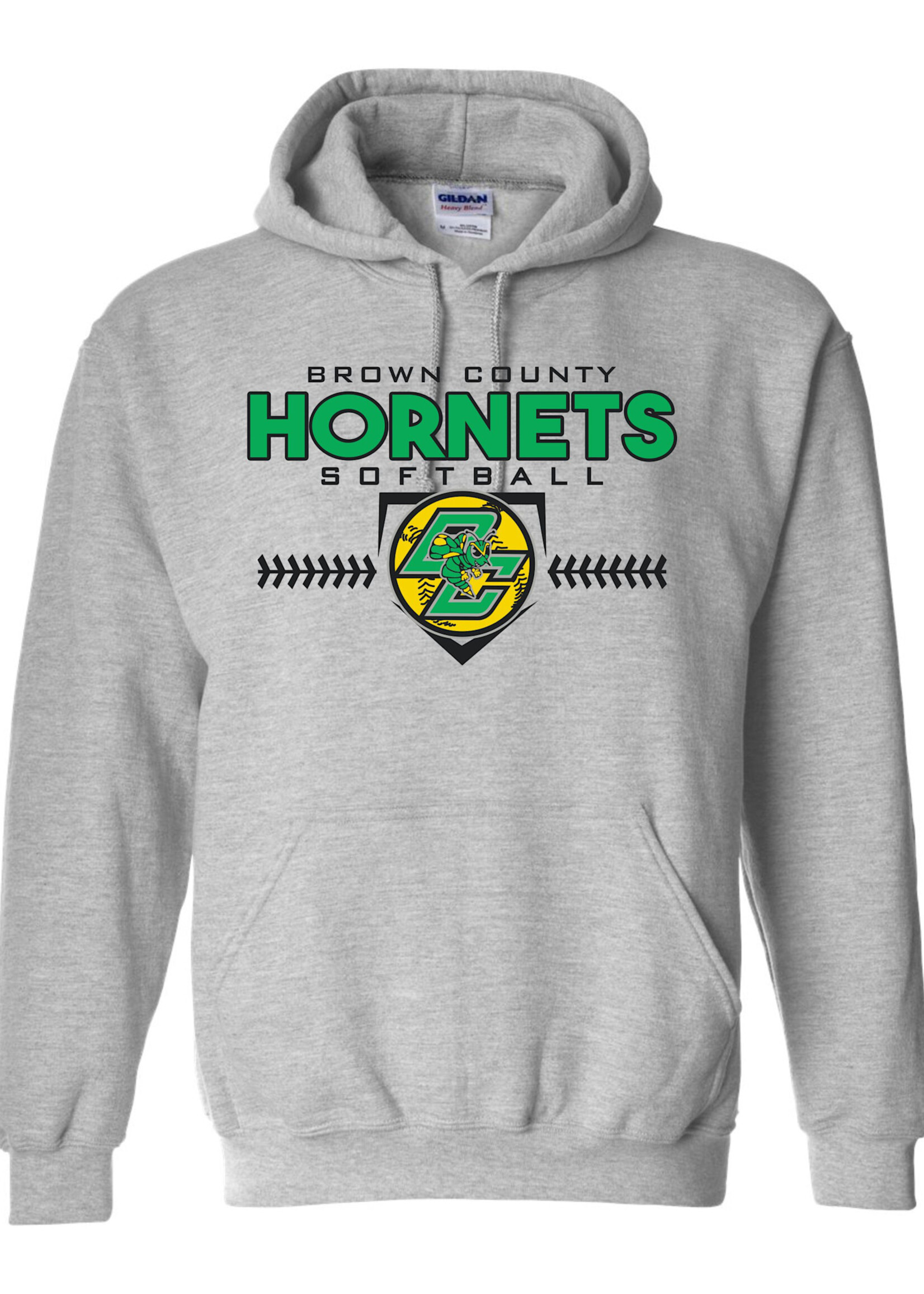 Brown County softball hooded sweatshirt SST 25