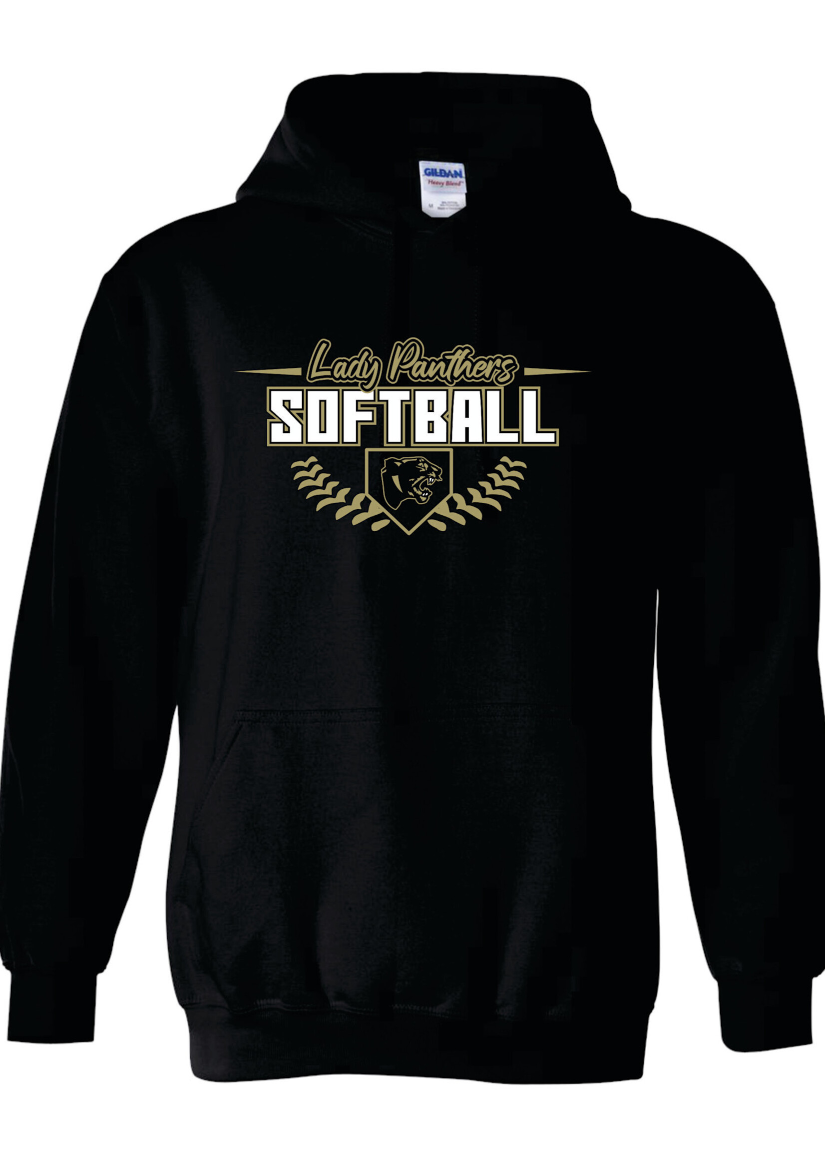 Central Lady Panthers Softball fan Apparel Hooded Sweatshirt 25