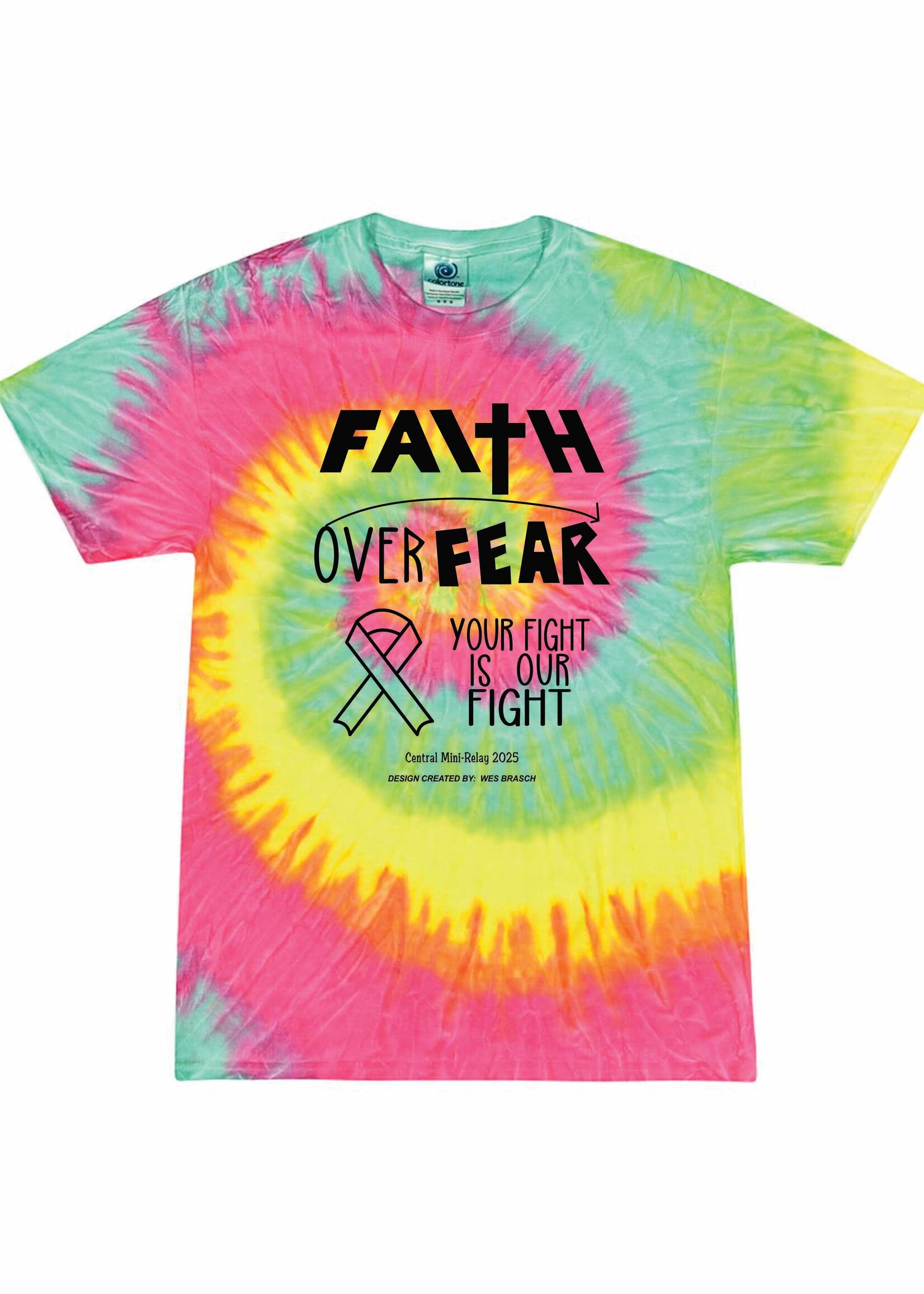 2025 Central Mini-Relay Shirt - Tie Dye