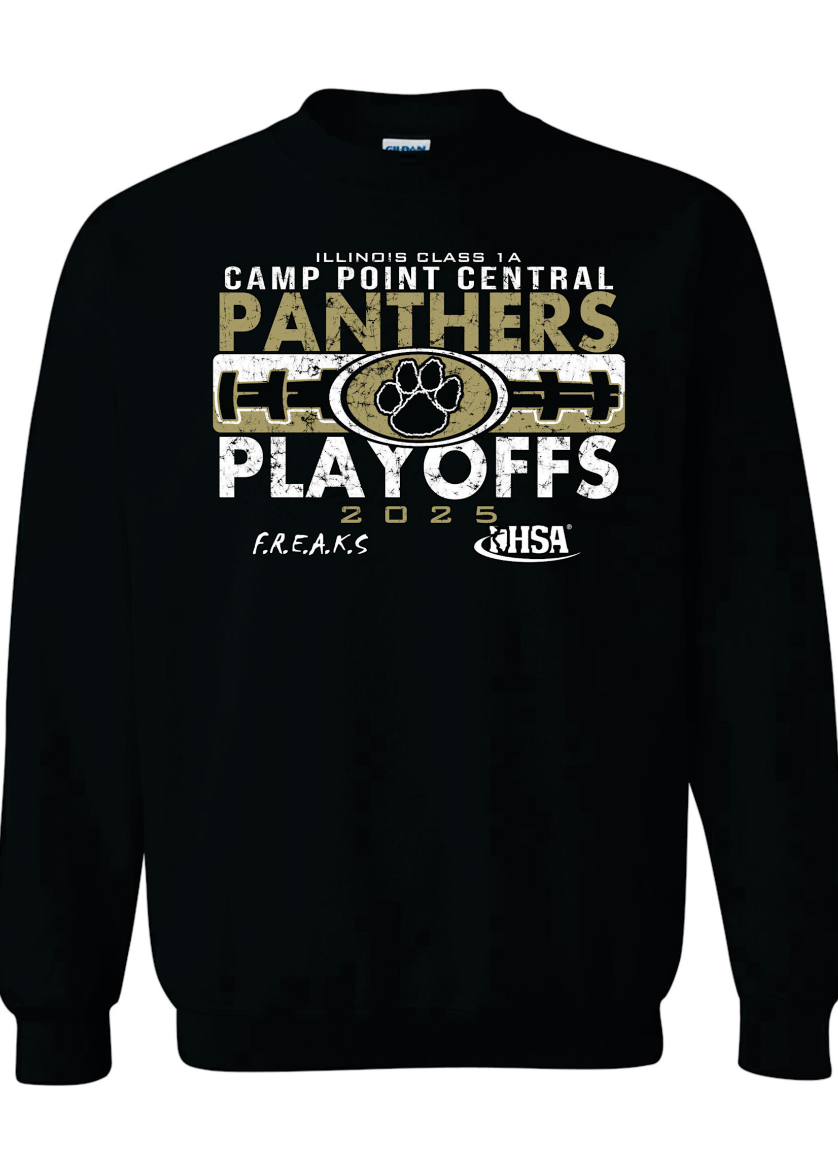 Central Football Playoff Crewneck sweatshirt 25 rd1