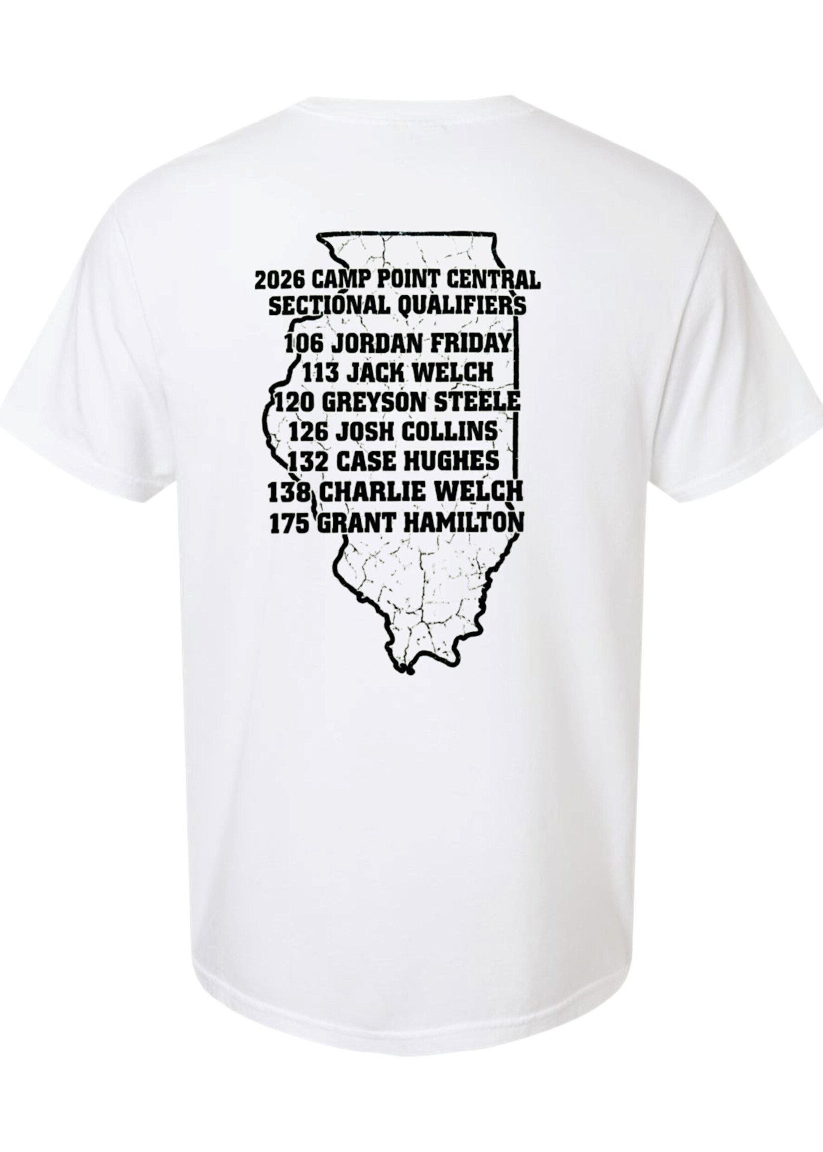 Central Wrestling Setcional quailifier shirts 26