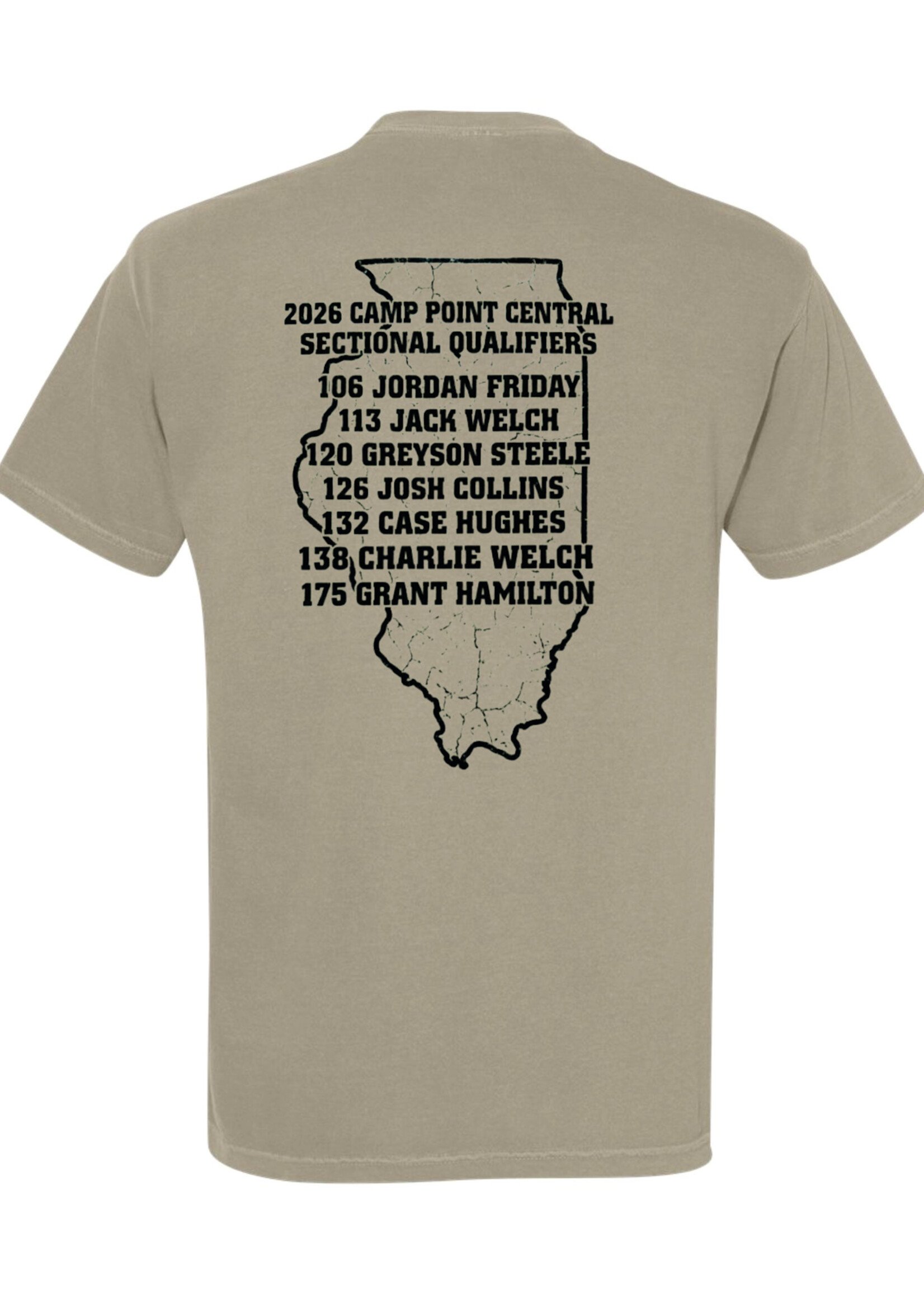 Central Wrestling Setcional quailifier shirts 26