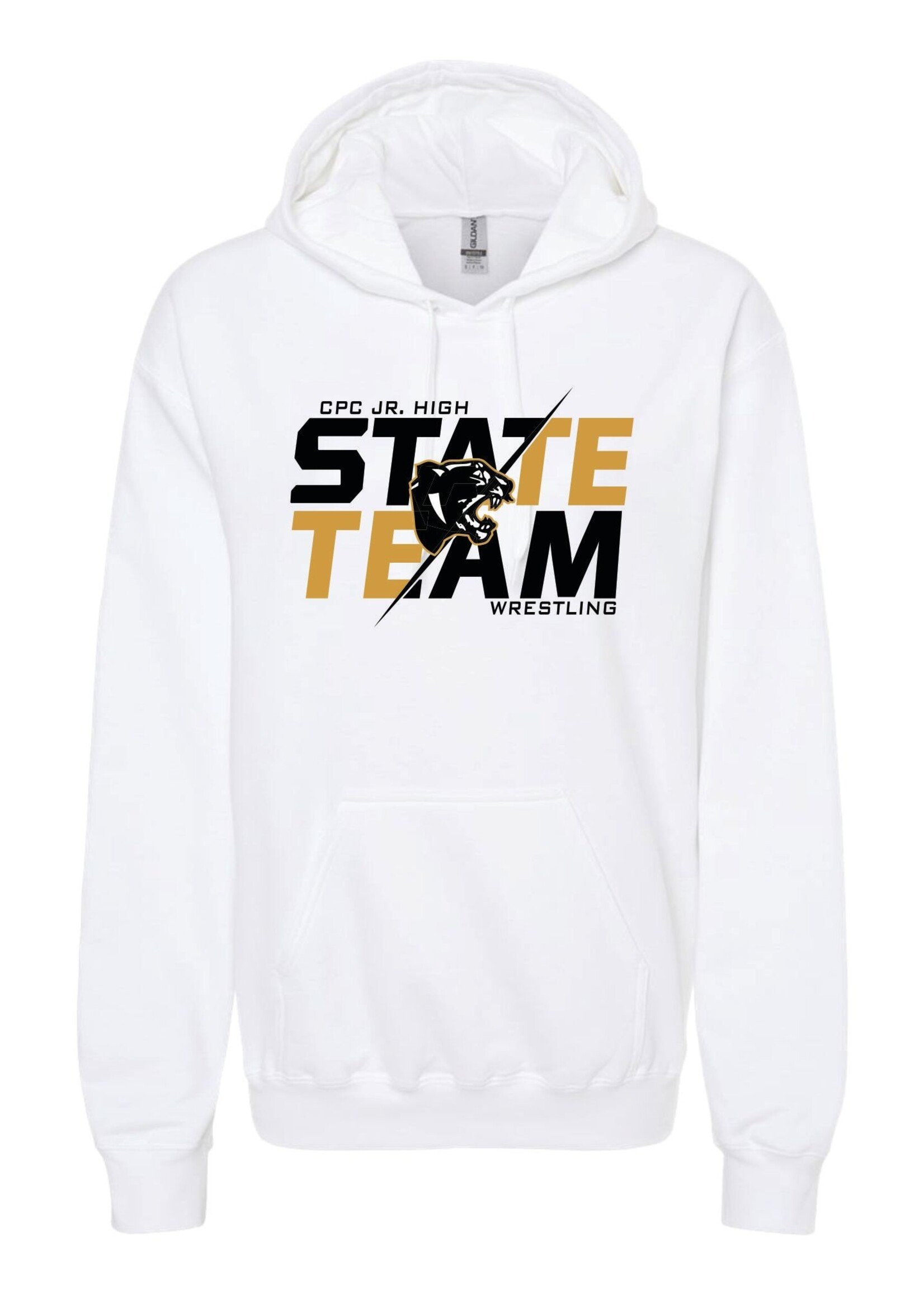 CPC JR High Wrestling state 26 hooded crewneck sweatshirts 80/20 Gildan