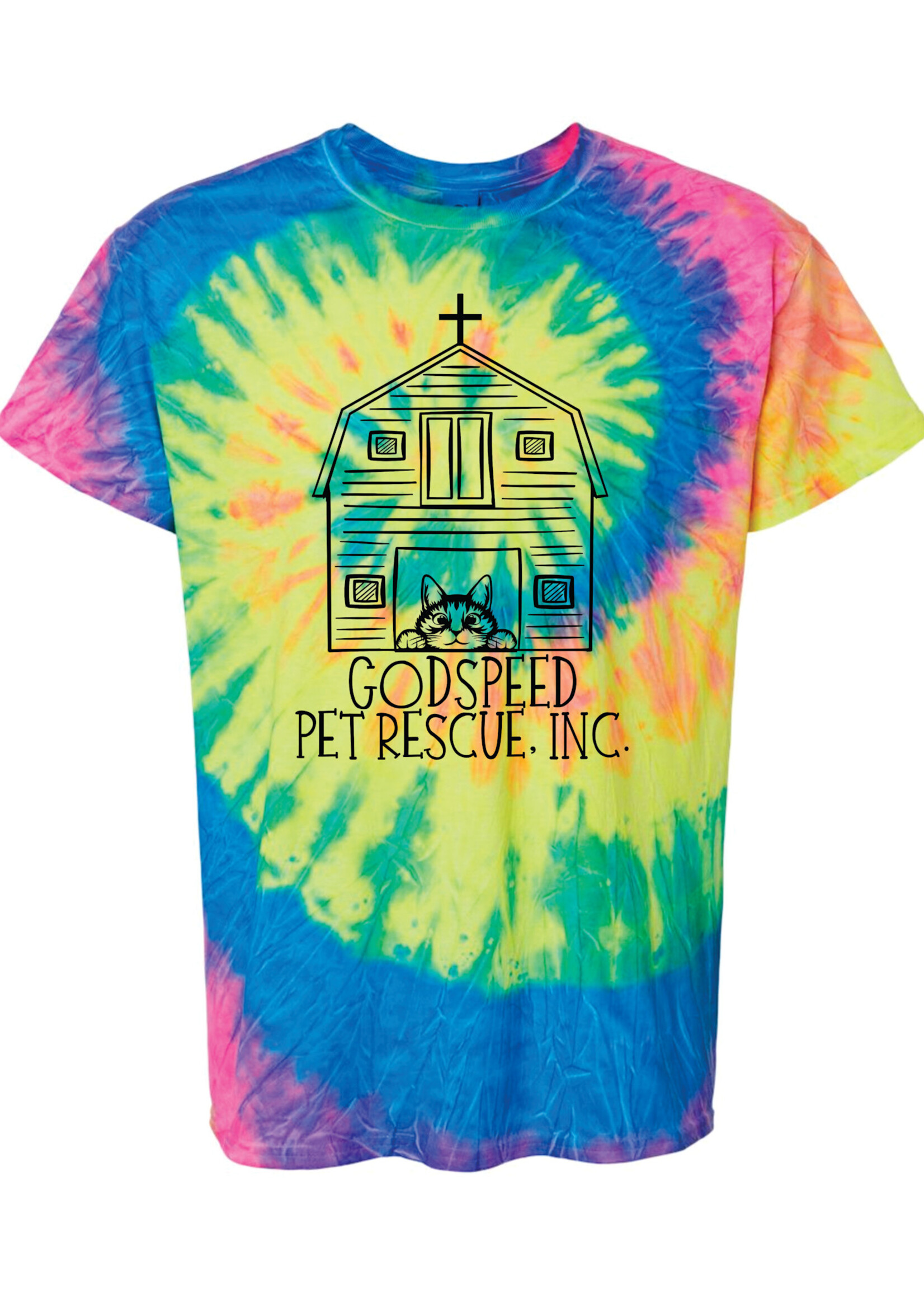 Godspeed Pet Rescue Tye Dye SST 26 Adult