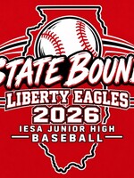 Liberty JR High State Baseball shirts SST 26
